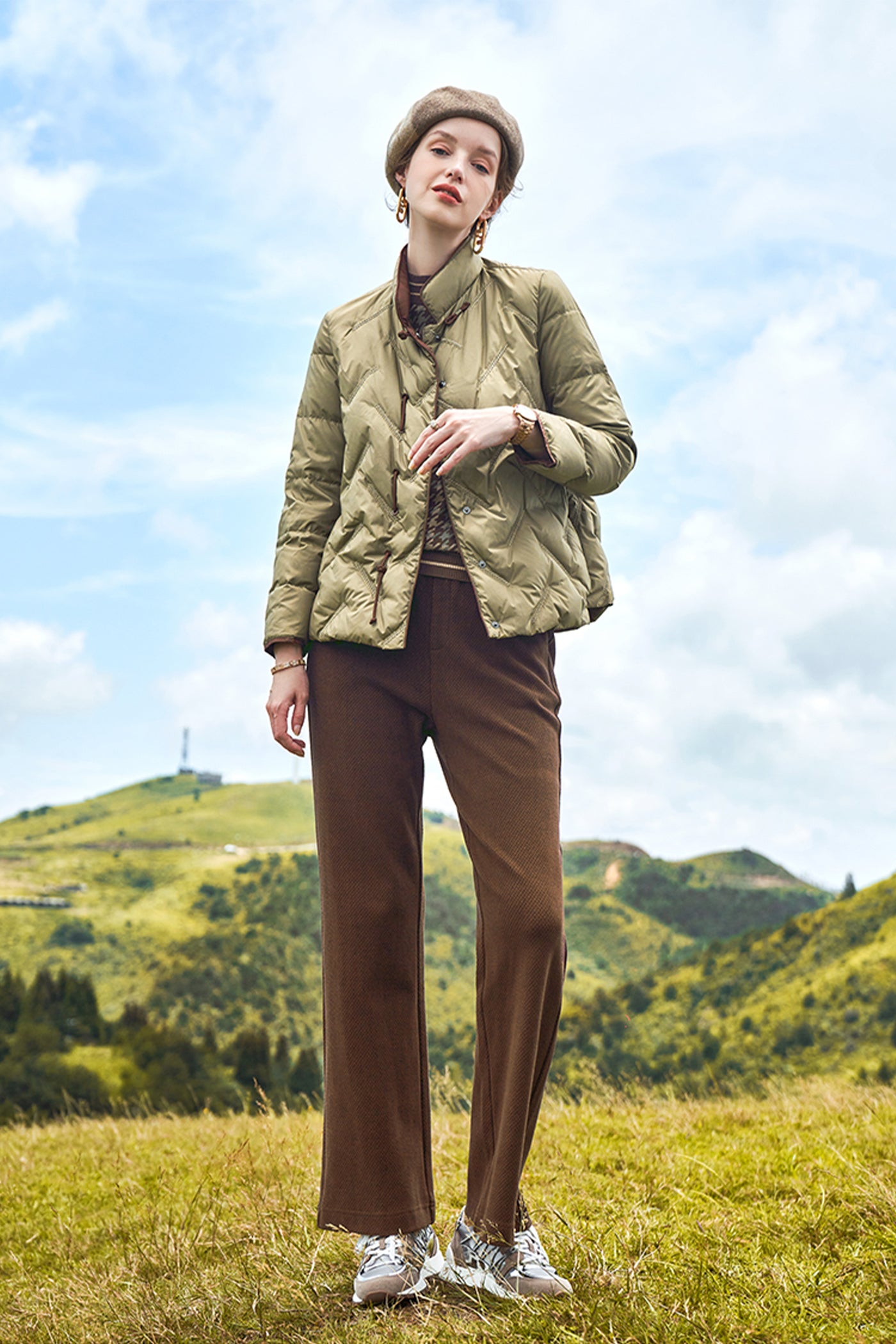 KAMILAN Premium Down Coat Autumn/Winter Collection Stylish and Elegant Warm Puffer Jacket