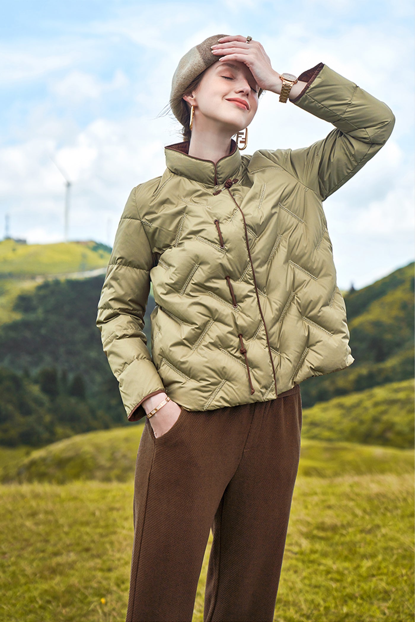 KAMILAN Premium Down Coat Autumn/Winter Collection Stylish and Elegant Warm Puffer Jacket