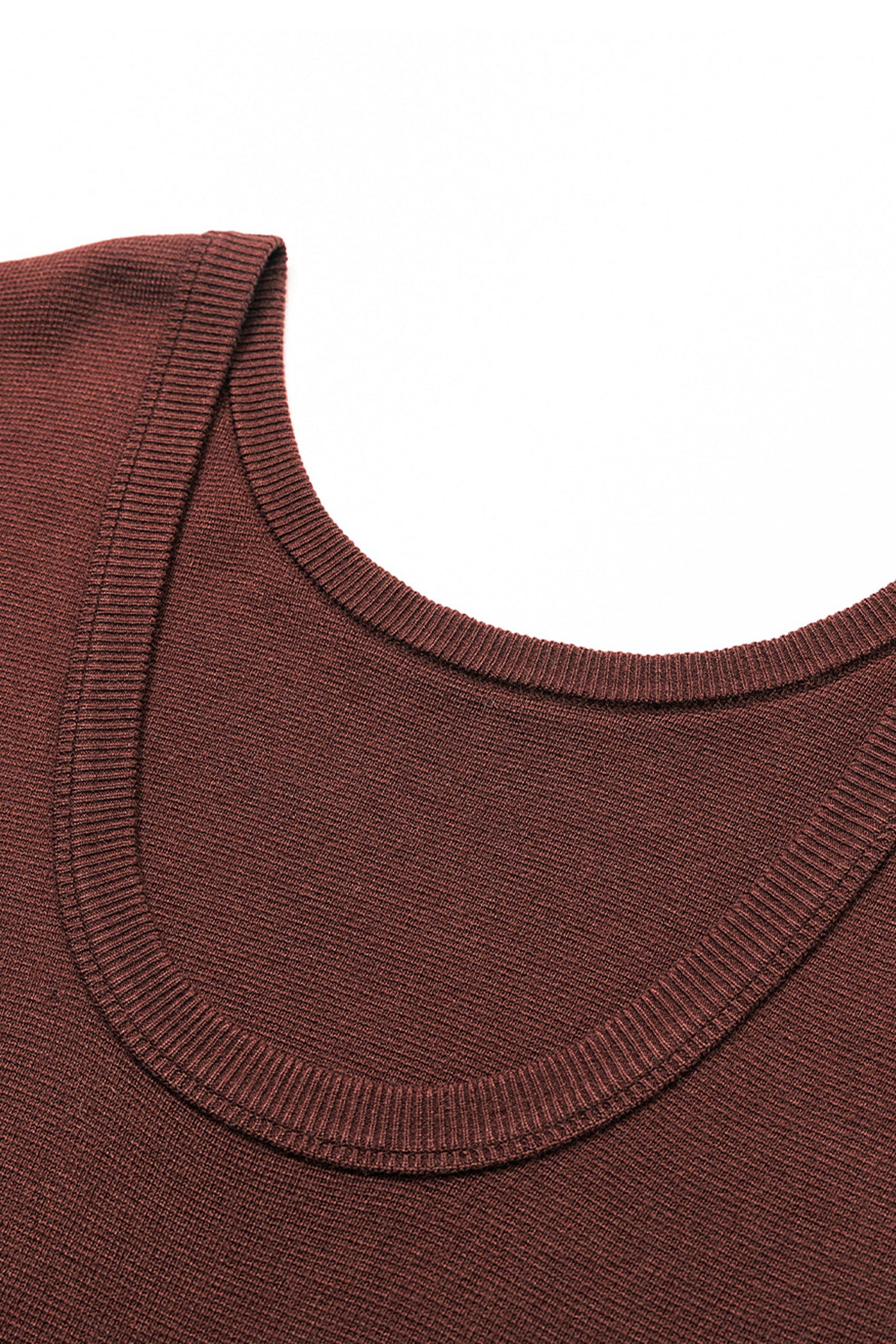 KAMILAN French-Inspired Chic Knit Vest for Women – 2025 Autumn Collection, Short Sleeve Knit Top