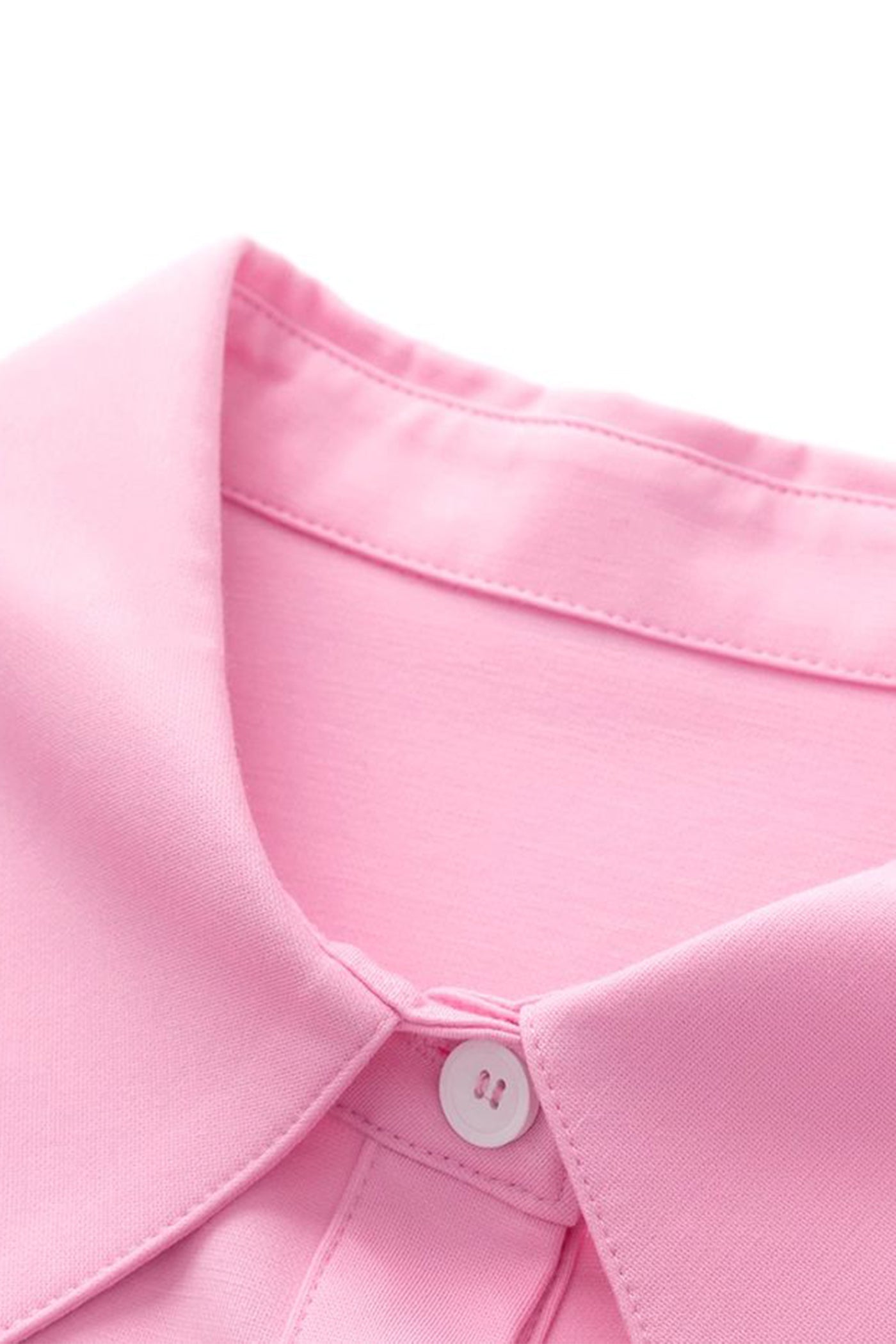 KAMILAN Pink Polo Tee with Crystal Embellished Emblem