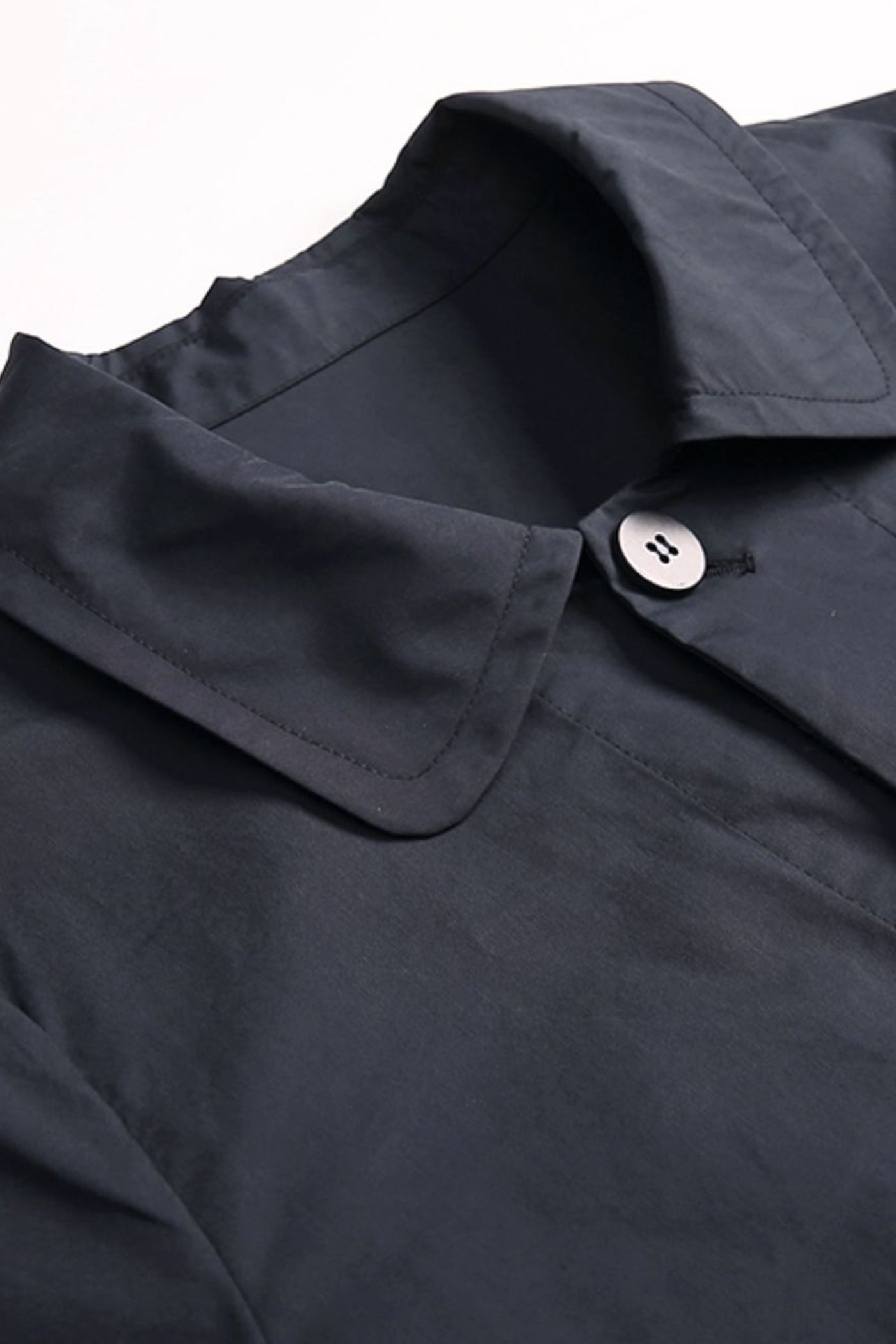 KAMILAN Cotton Button-Down Long Coat