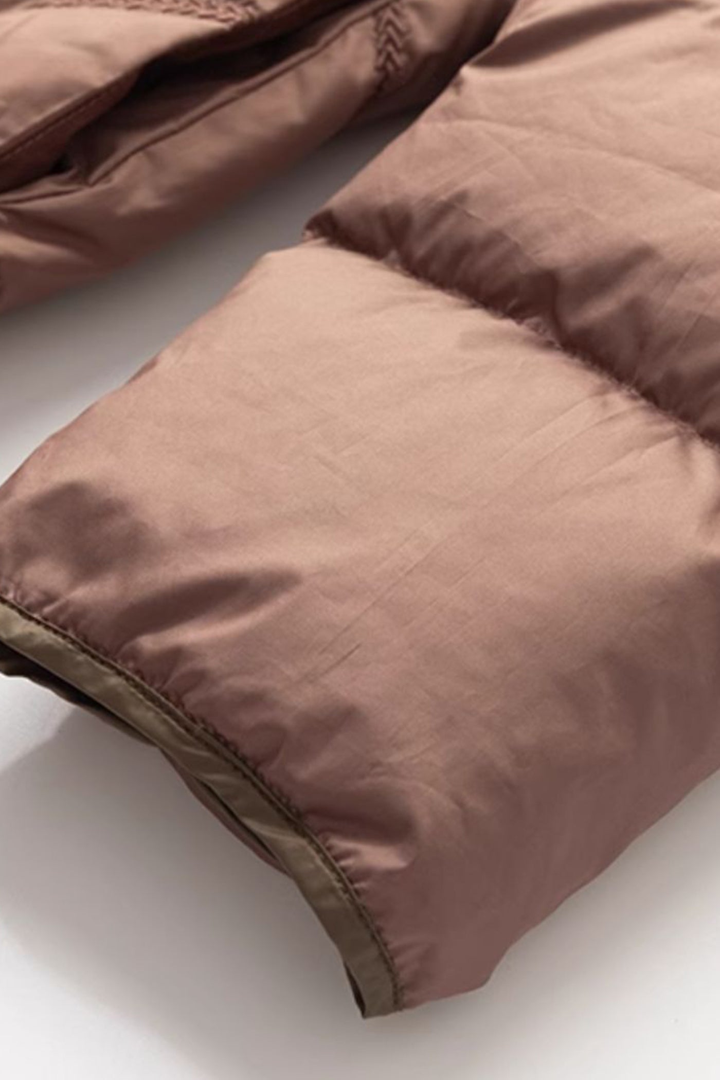 KAMILAN Quilted Mid-Length Down Coat in Sculptural Form