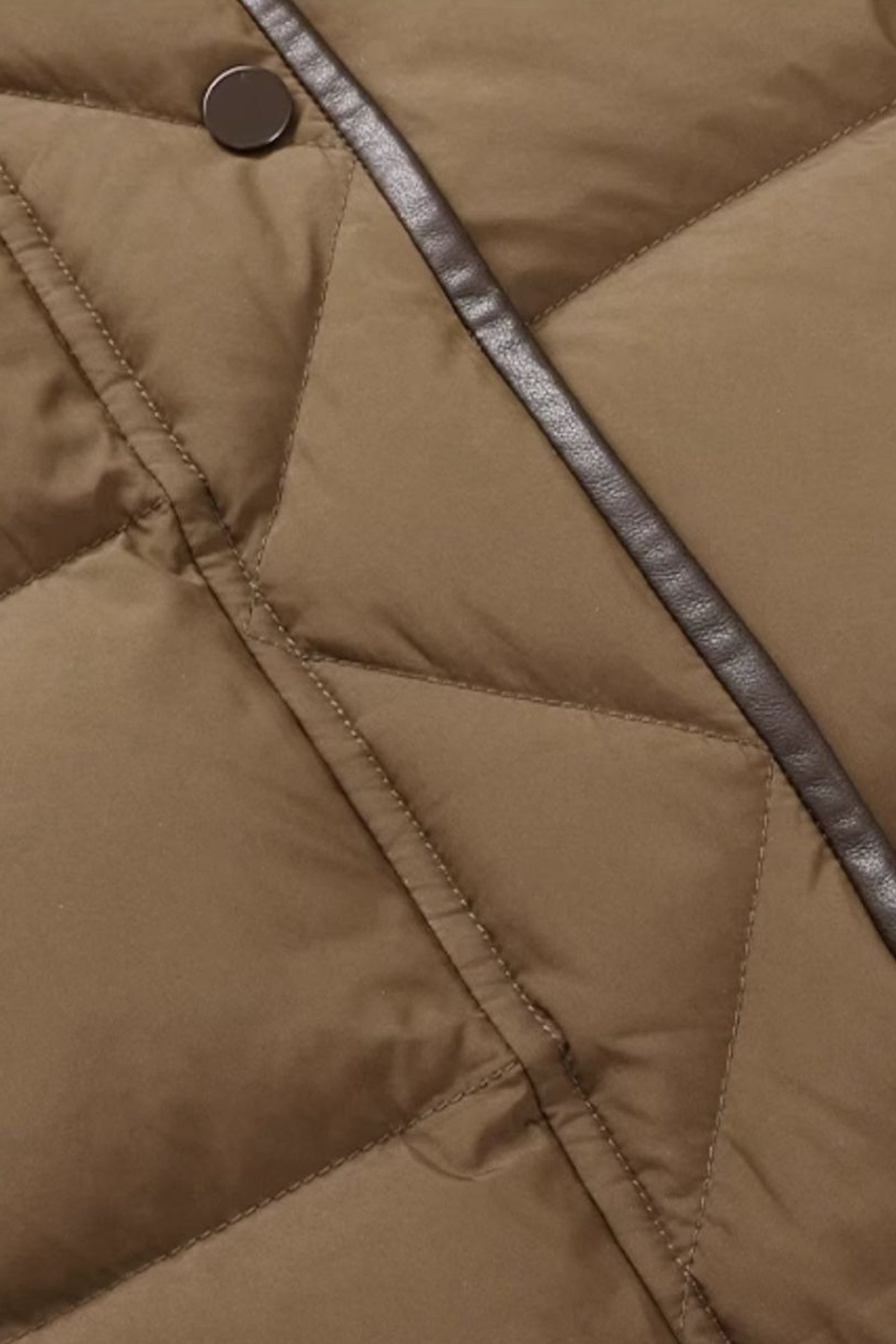 KAMILAN Two-Tone Hooded Down Coat