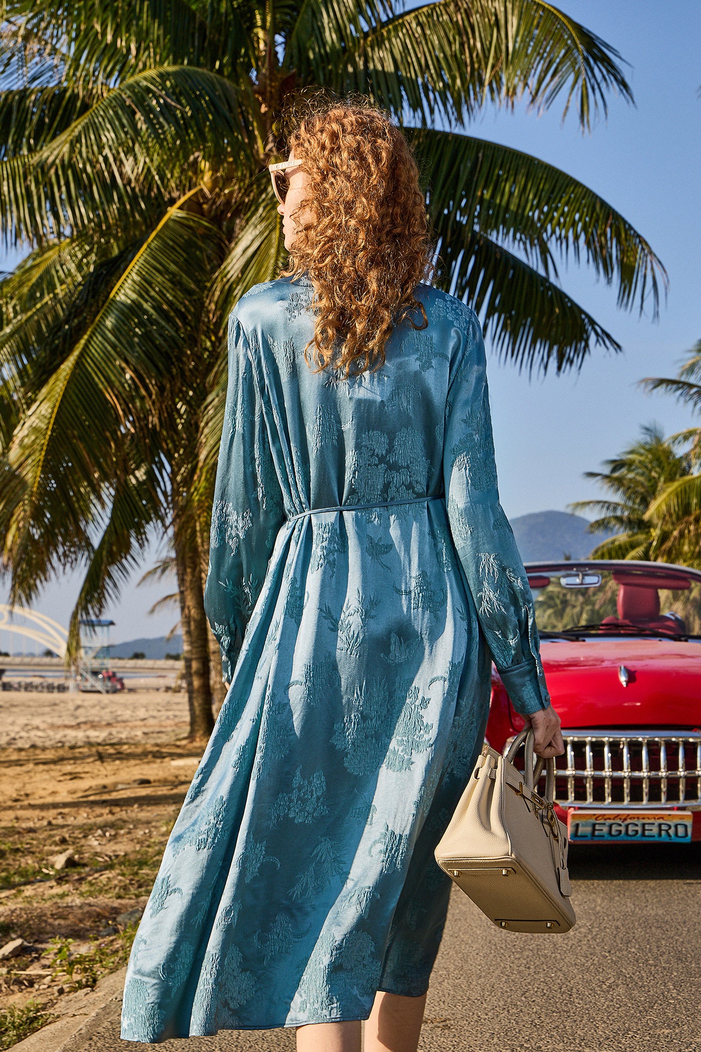 KAMILAN Jacquard Shirt Dress