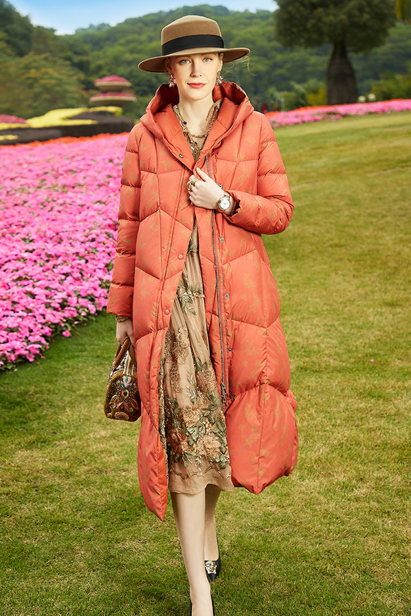 Kamilan Quilted Down Coat