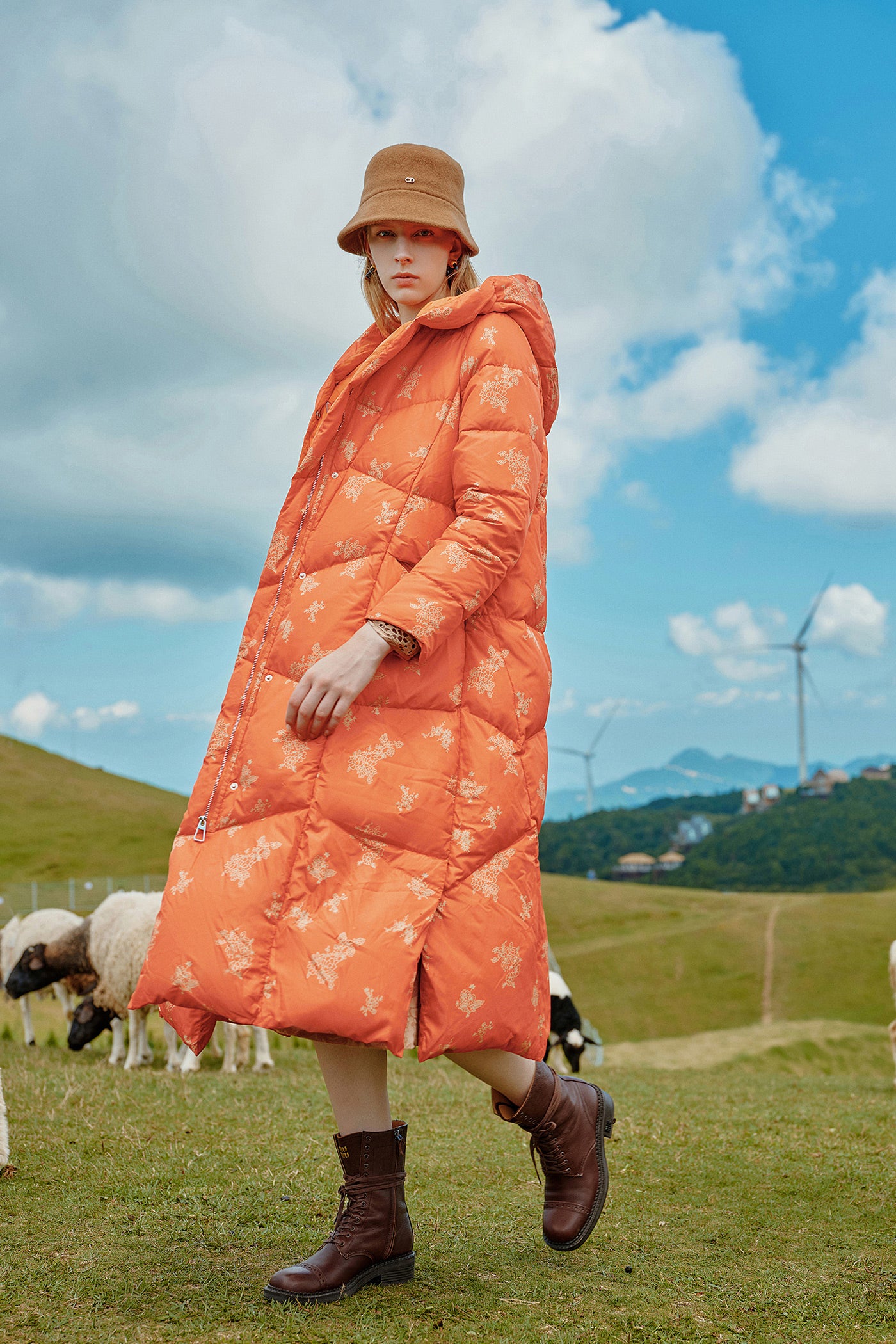 Kamilan Quilted Down Coat