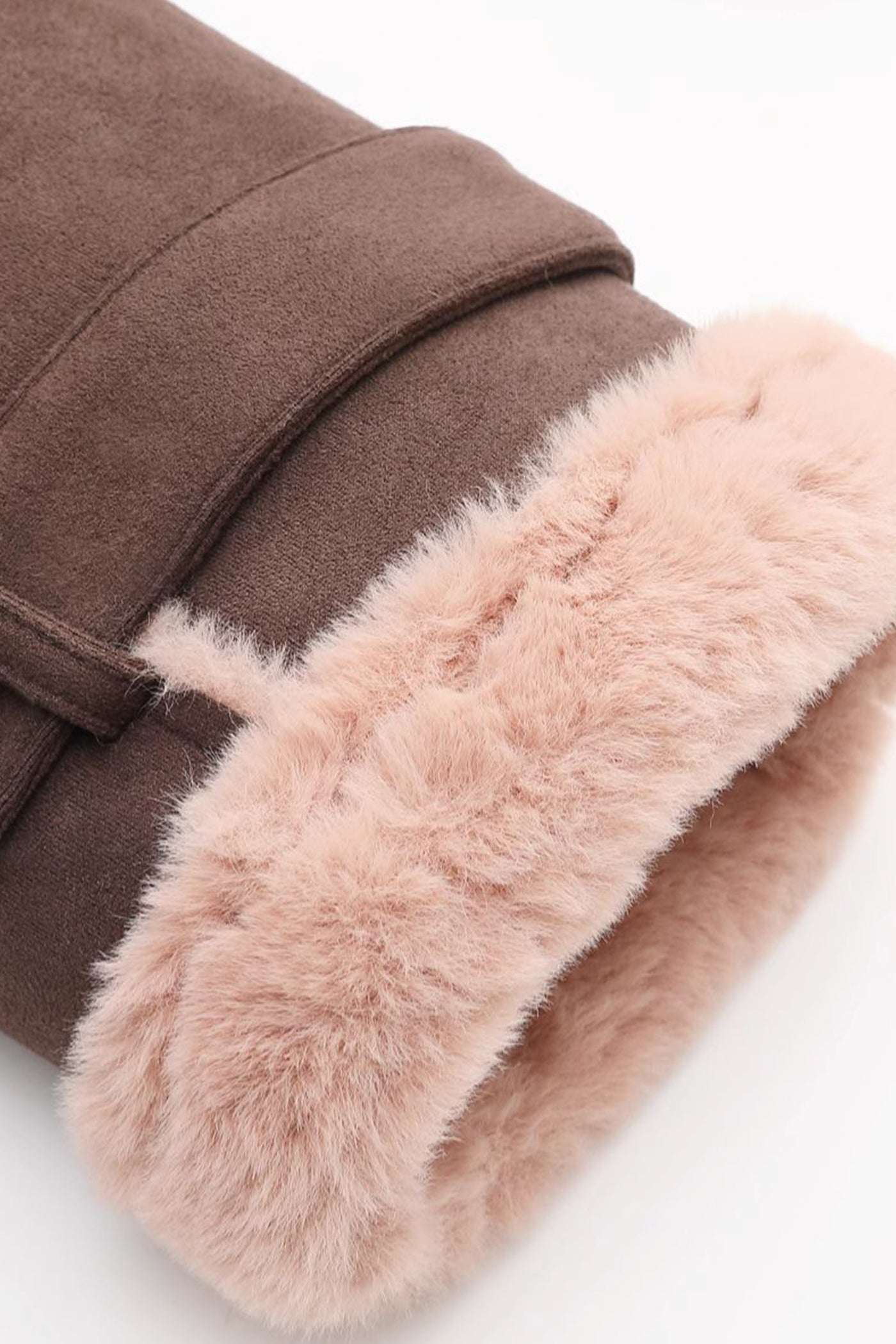 KAMILAN Women's Fluffy Short Fur Jacket – Fashion Casual Winter Coat