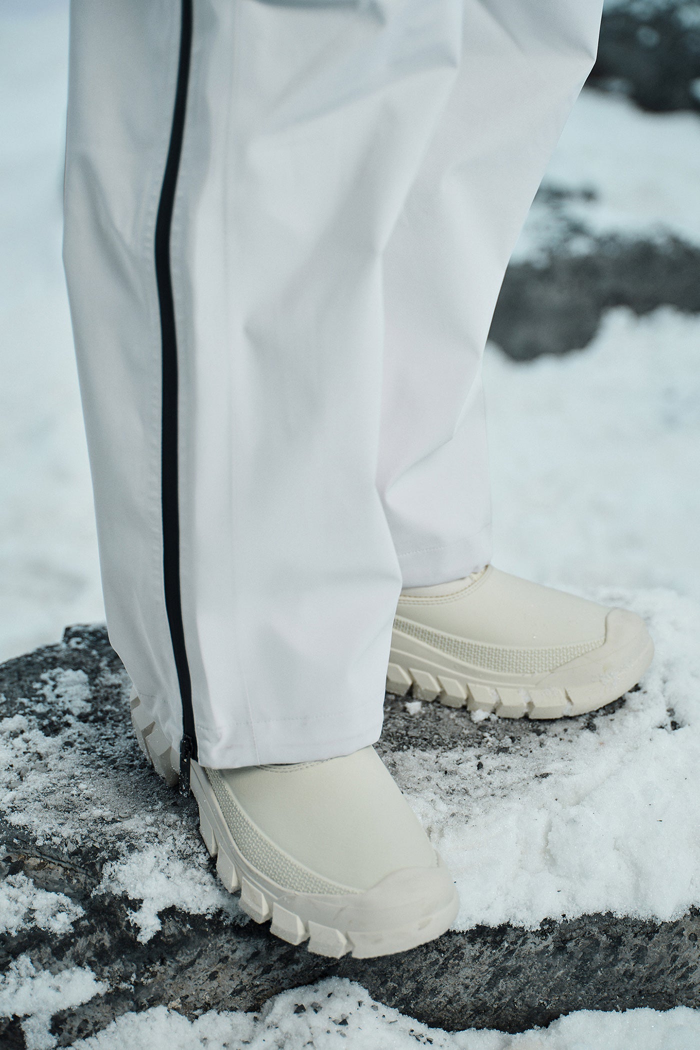 KAMILAN Women's Outdoor Hiking High-Waist Wide-Leg Pants – 2025 Autumn New Straight-Leg Trousers