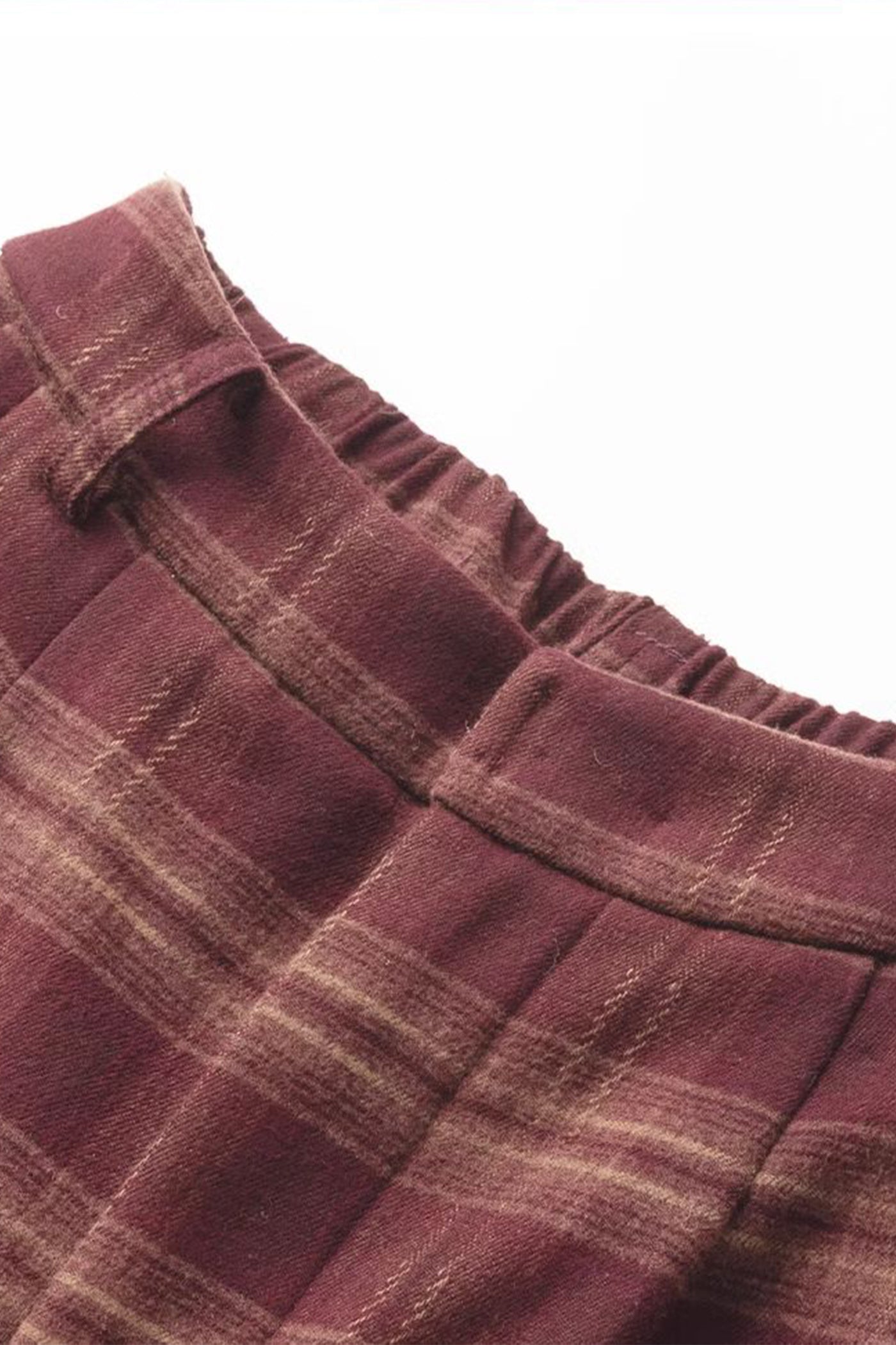 KAMILAN Women’s Plaid Wide-Leg Trousers – 2025 Autumn New High-Waist Casual Loose Pants