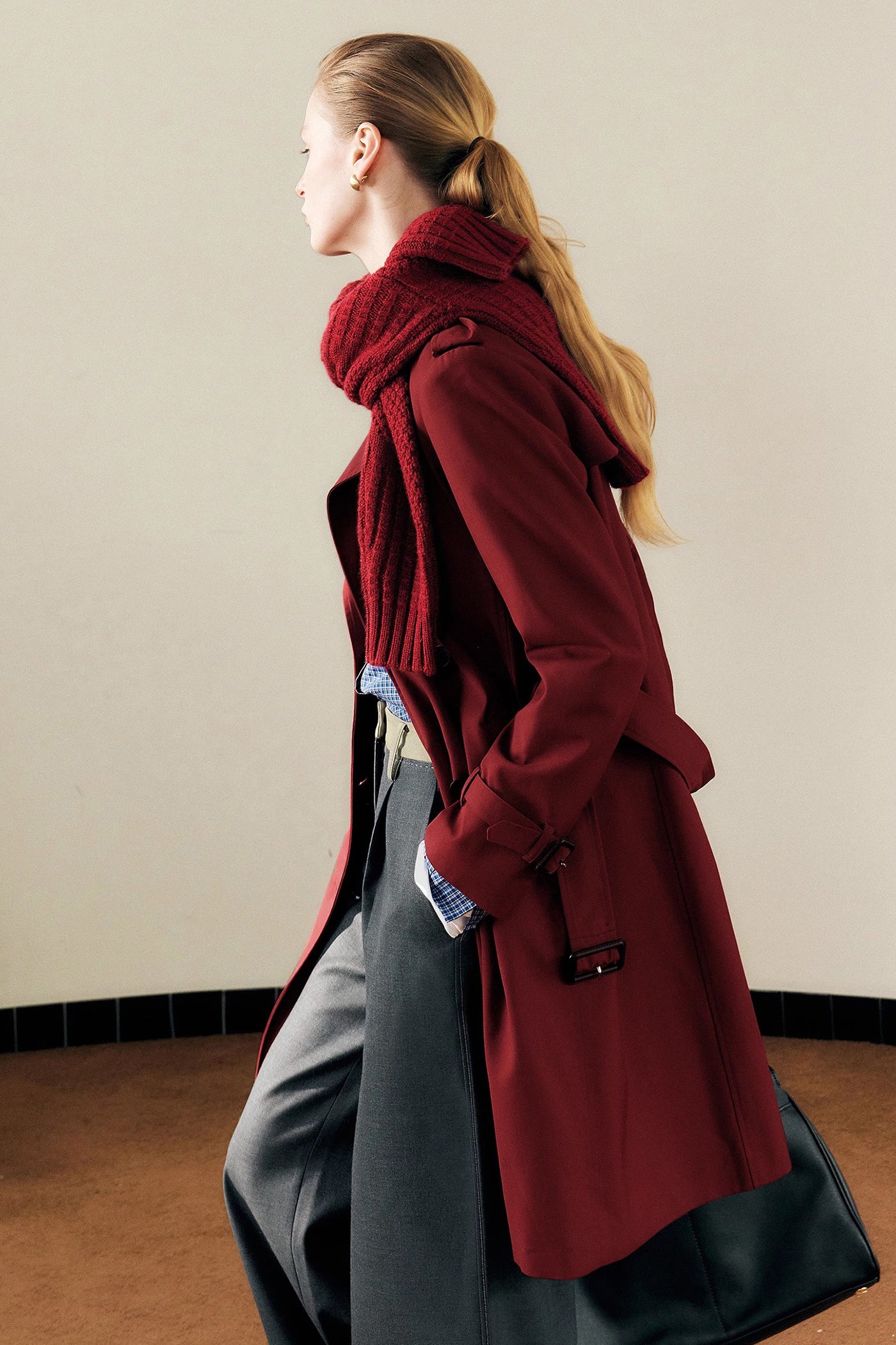 KAMILAN high-quality temperament casual windbreaker women's autumn 2025 new loose long-sleeved coat