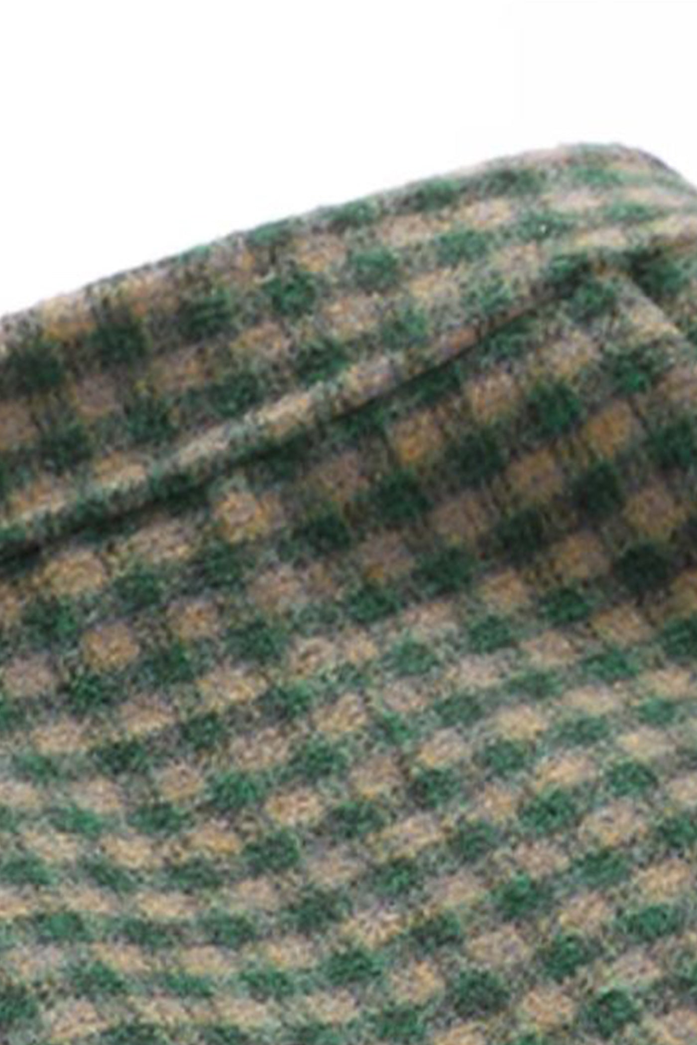 KAMILAN wool skirt women's autumn and winter new checkerboard double-sided skirt A-line skirt short skirt