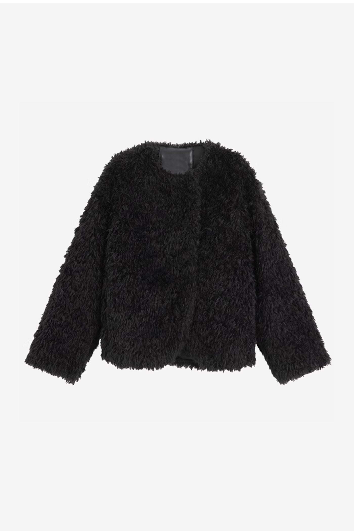 KAMILAN short Faux Fur Coat women's winter new filling white duck down environmental protection fur.