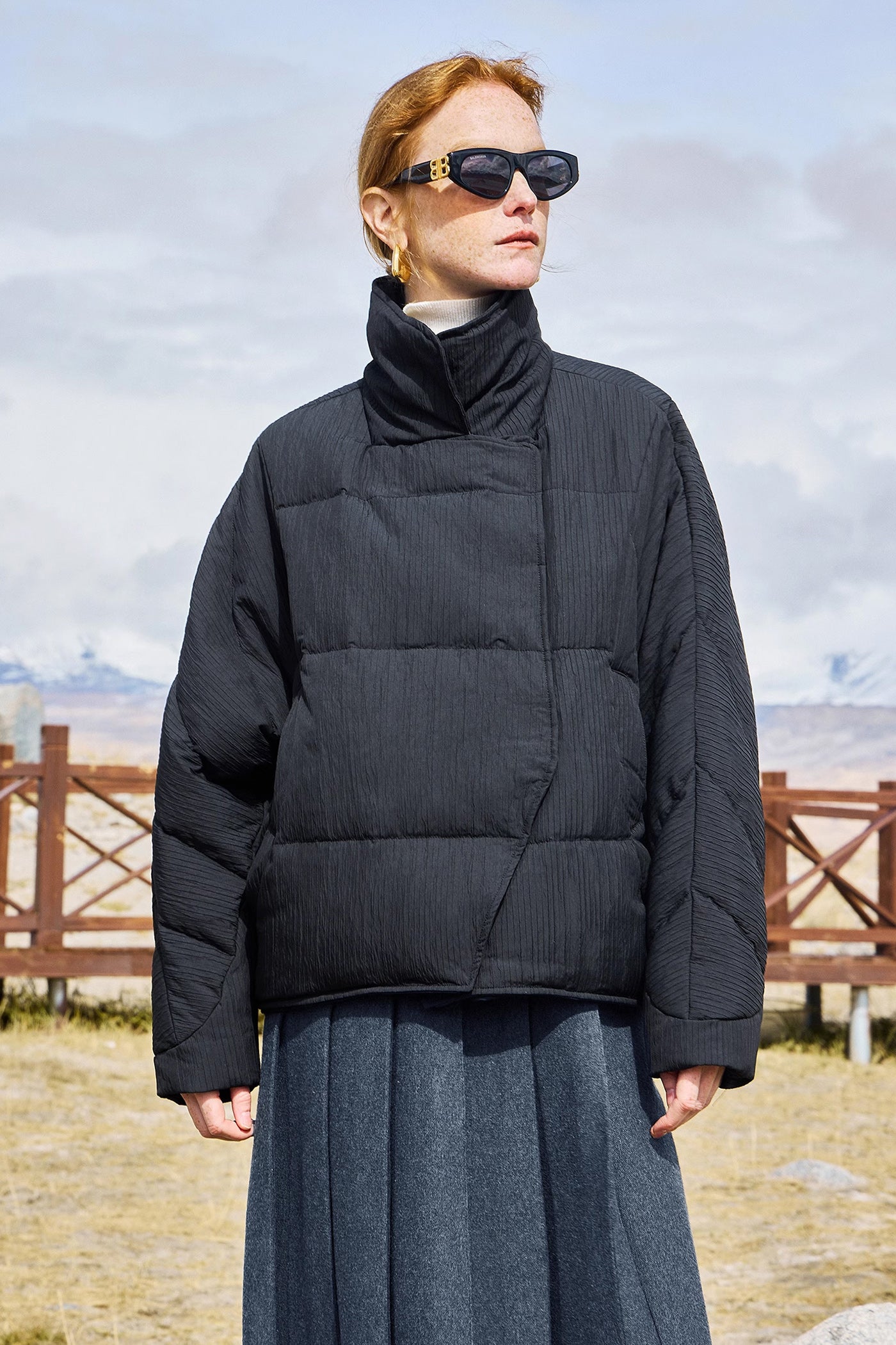 KAMILAN White Goose Down Jacket Women's 2025 Winter New Loose Leisure Goose Down Clothing Warm Down Jacket