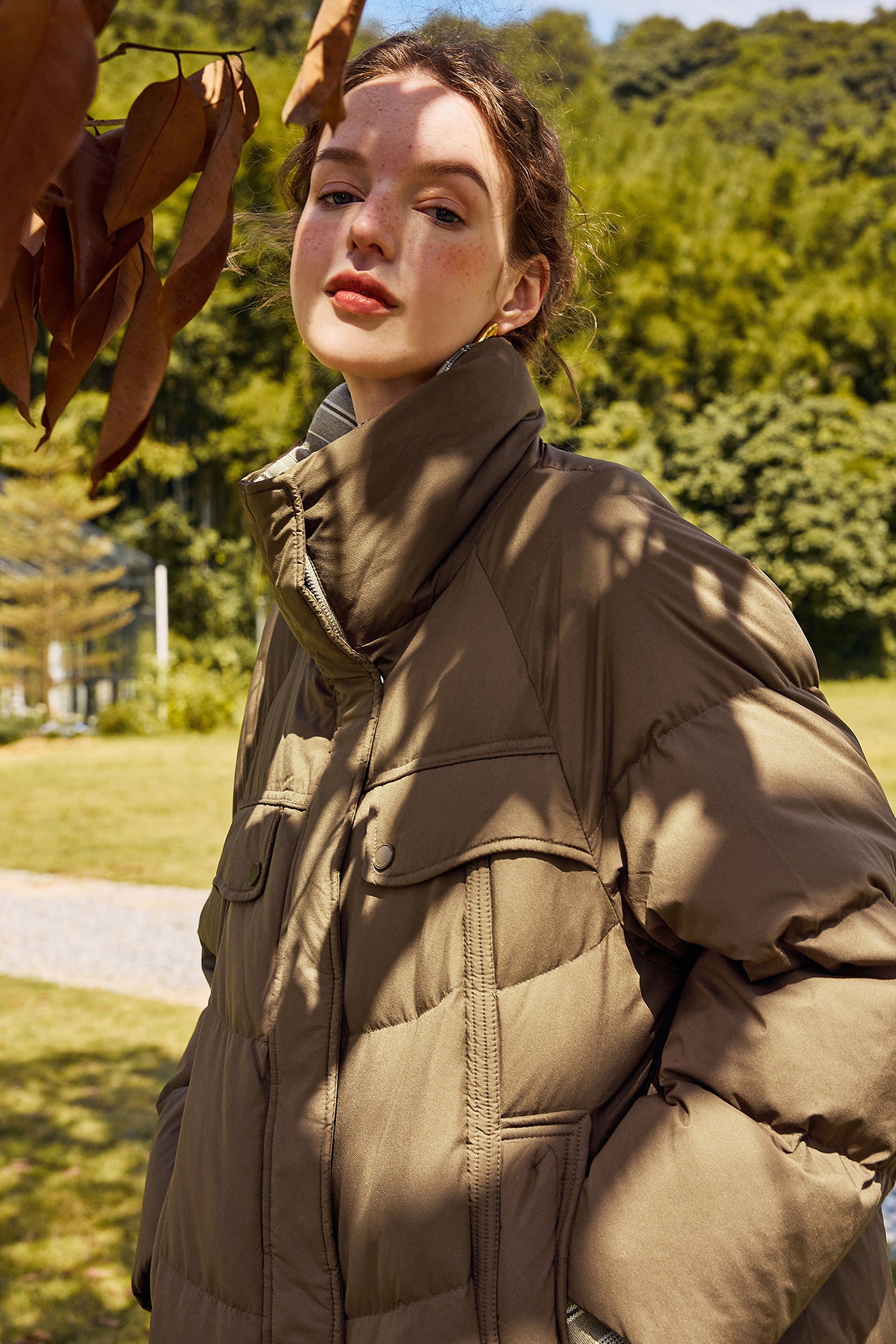 KAMILAN Fashion Down Jacket Women's Winter 2025 New Long Warm White Duck Down Jacket