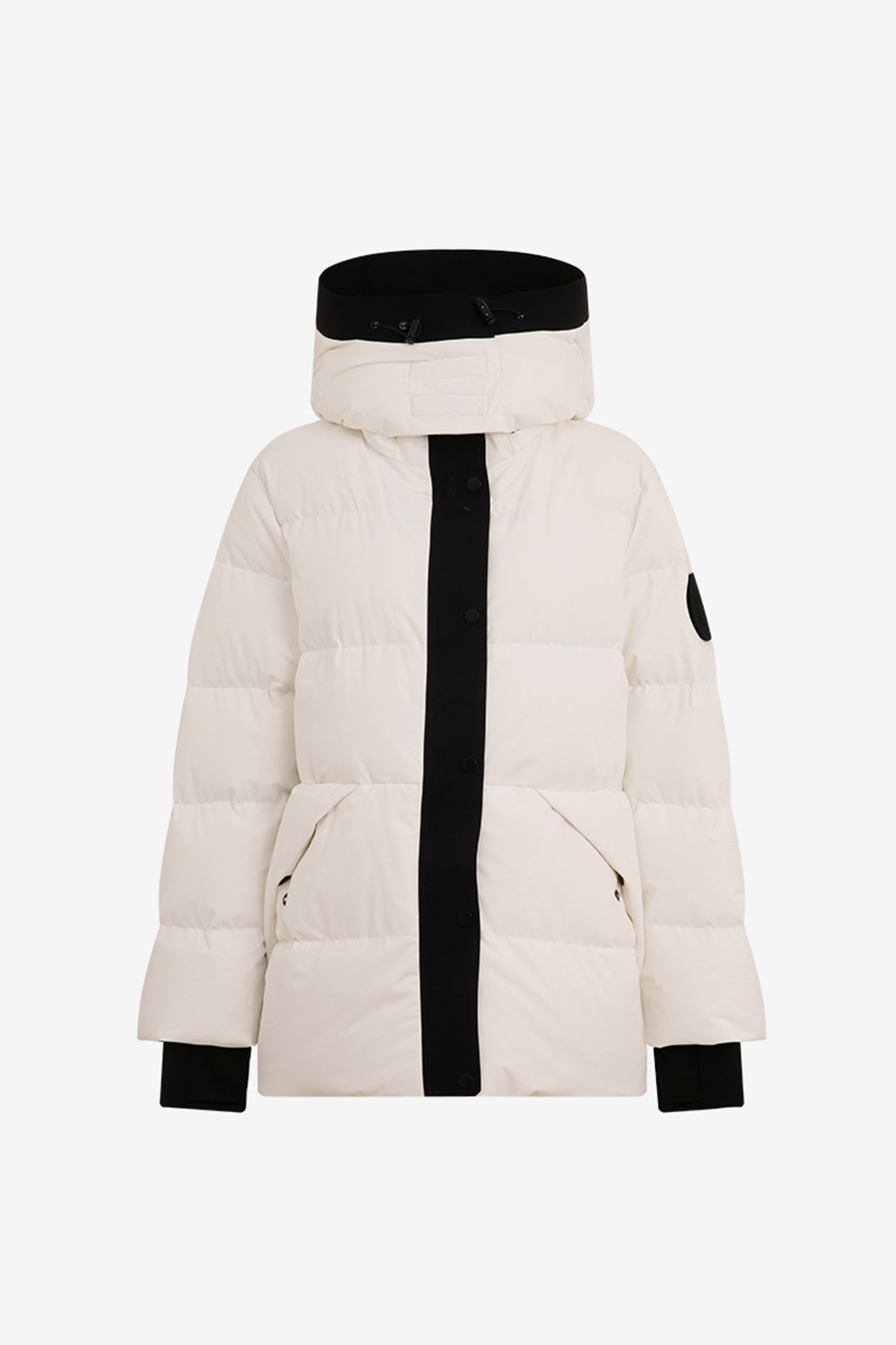 KAMILAN fashion hooded down jacket women's winter new warm white eiderdown down jacket
