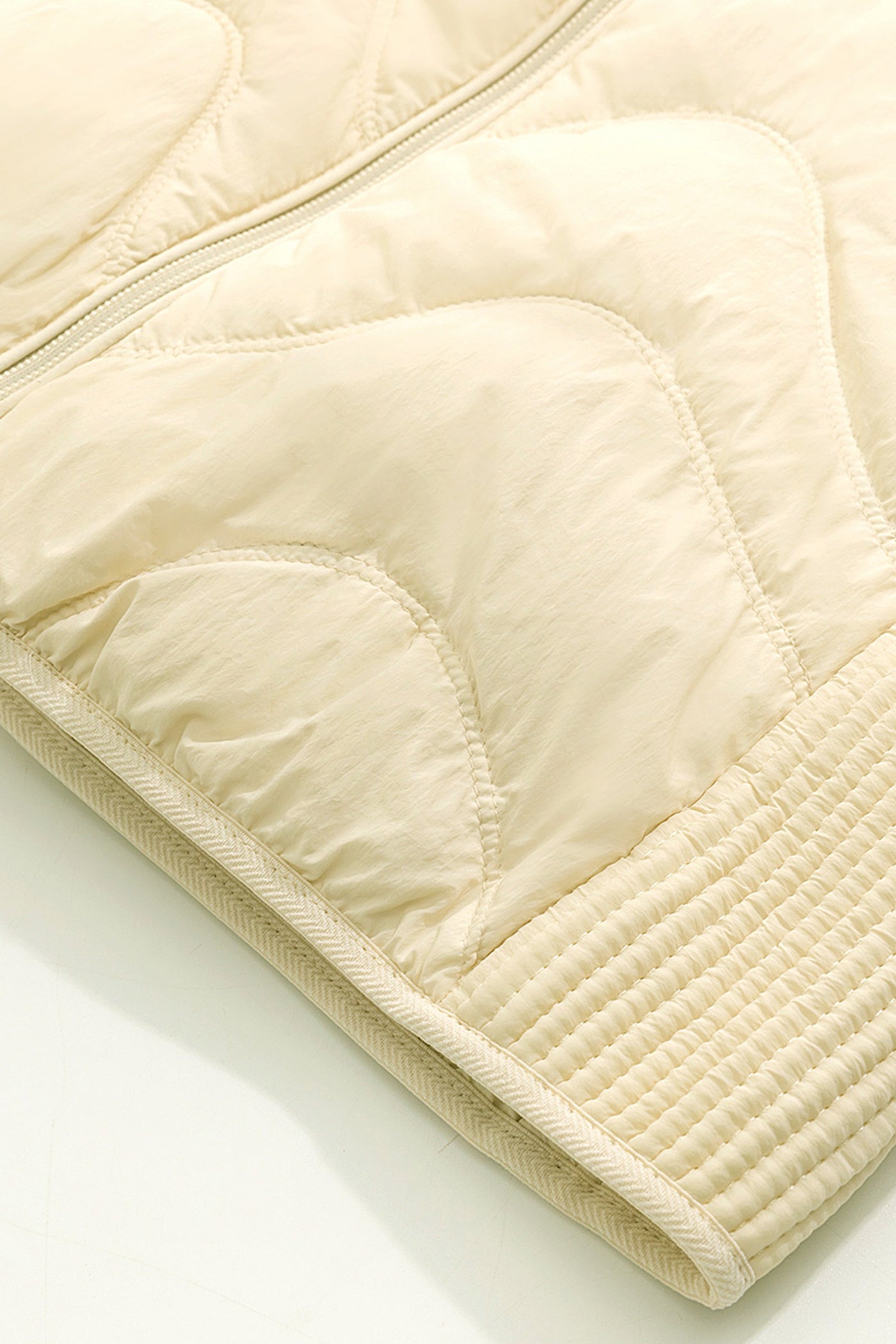 KAMILAN short white eiderdown down jacket women's winter new fashion warm down jacket