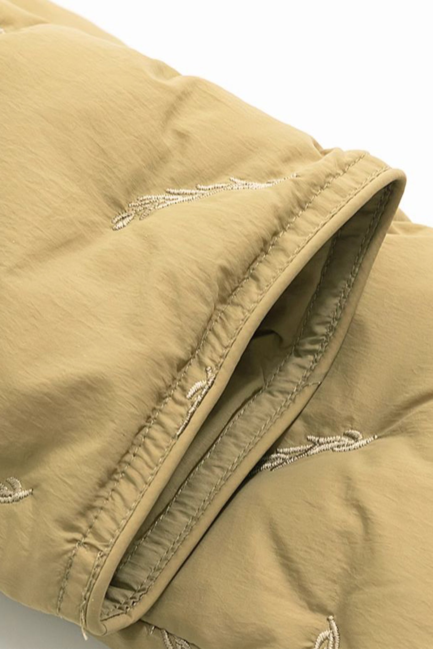 KAMILAN short embroidered down jacket female 2025 winter new warm white duck down jacket