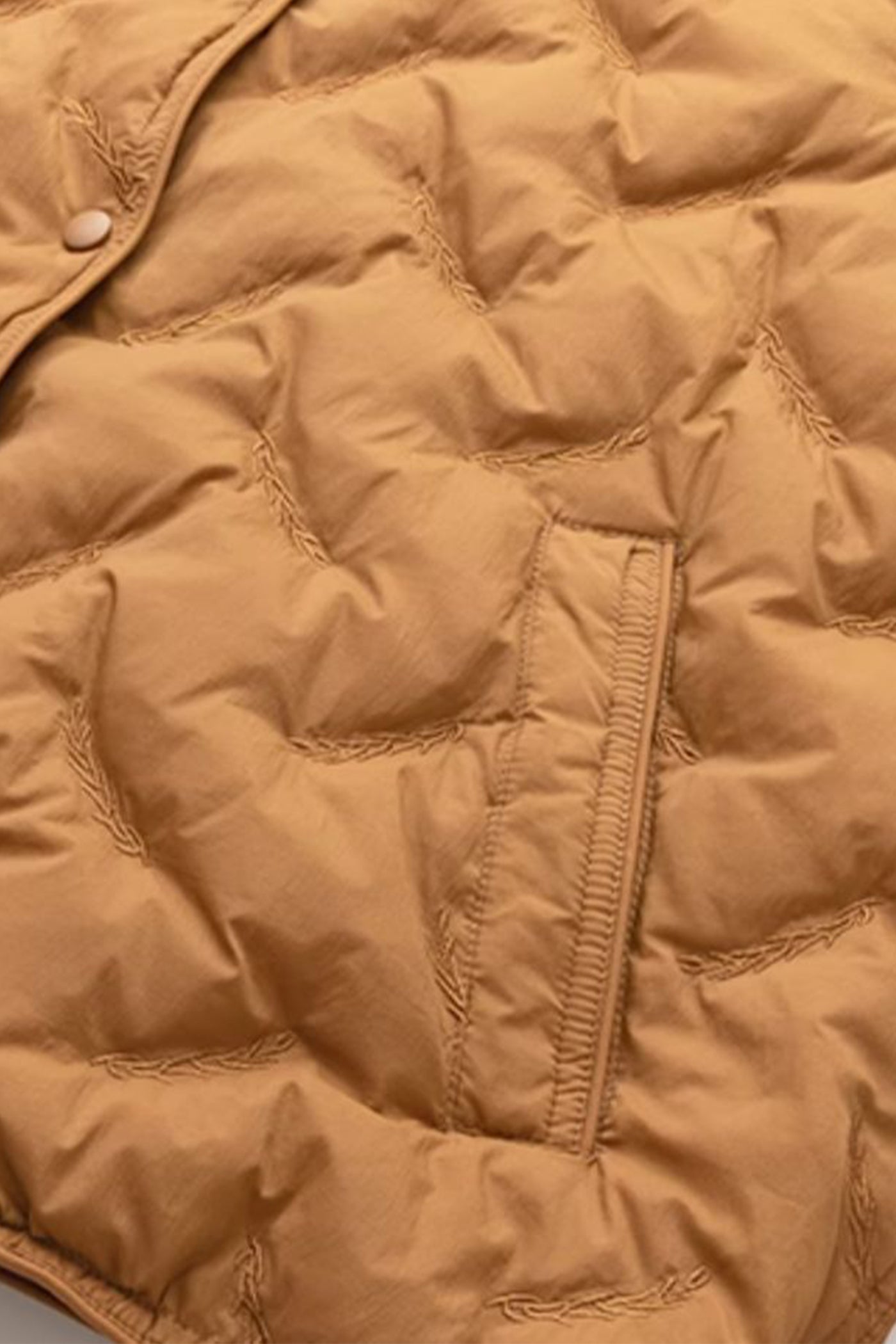 KAMILAN short embroidered down jacket female 2025 winter new warm white duck down jacket