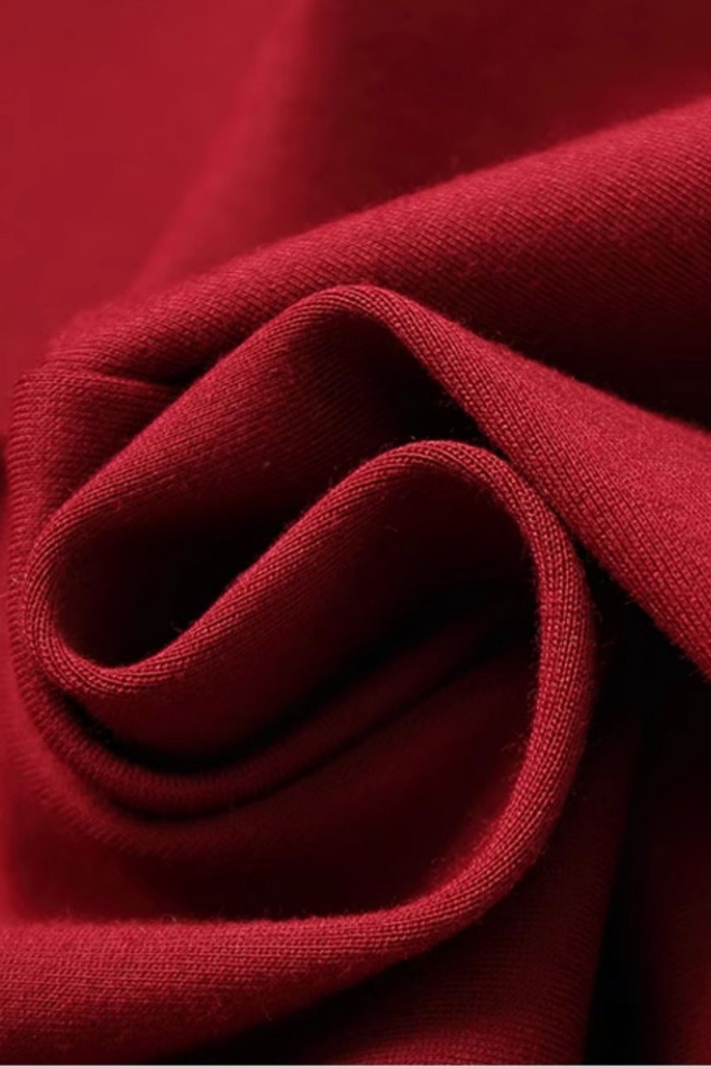 KAMILAN red cropped sleeve dress female 2025 autumn new long dress beaded pullover A-line skirt.