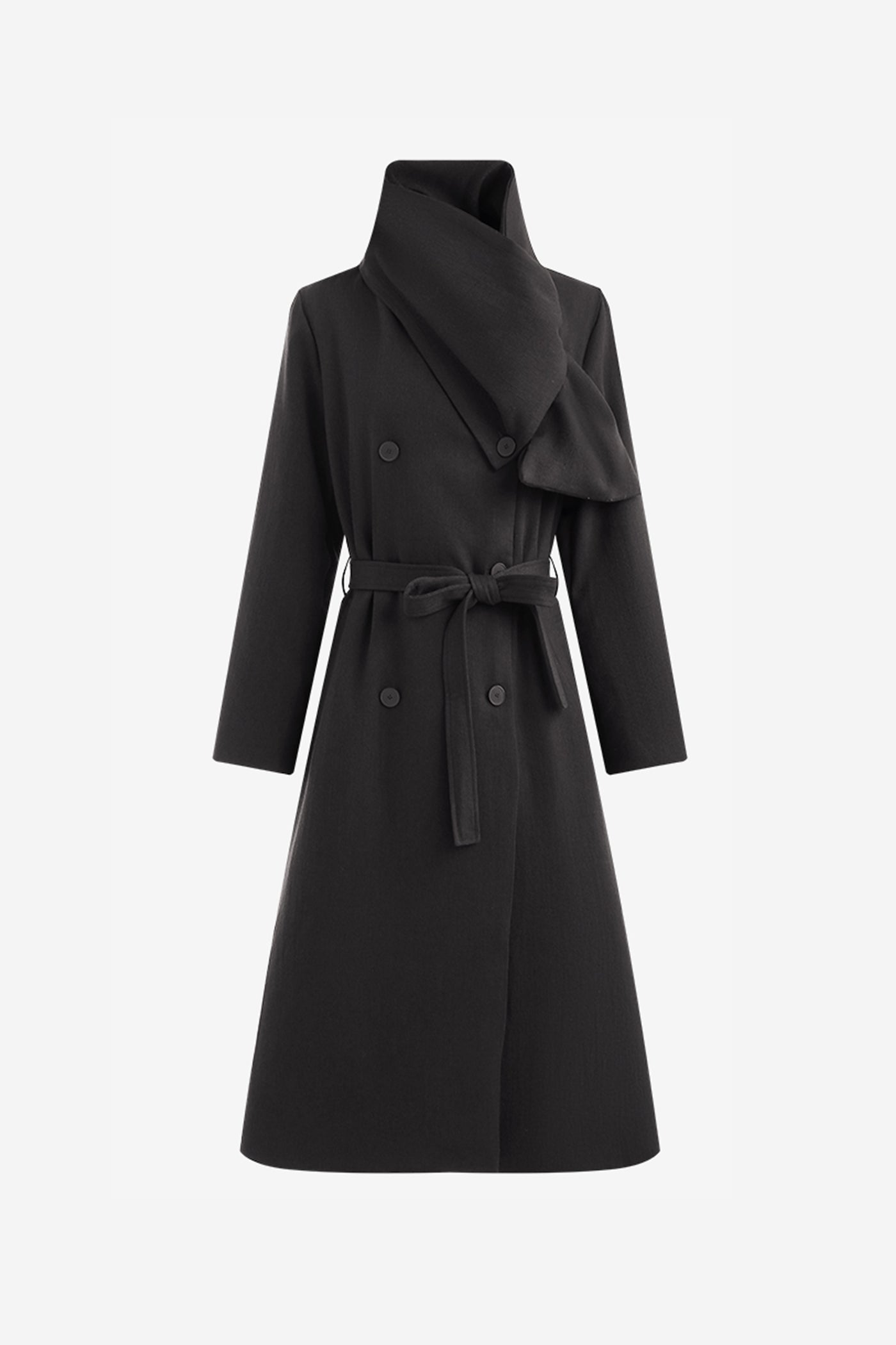 KAMILAN Maillard scarf collar down jacket women's new style 2025 winter long goose down coat
