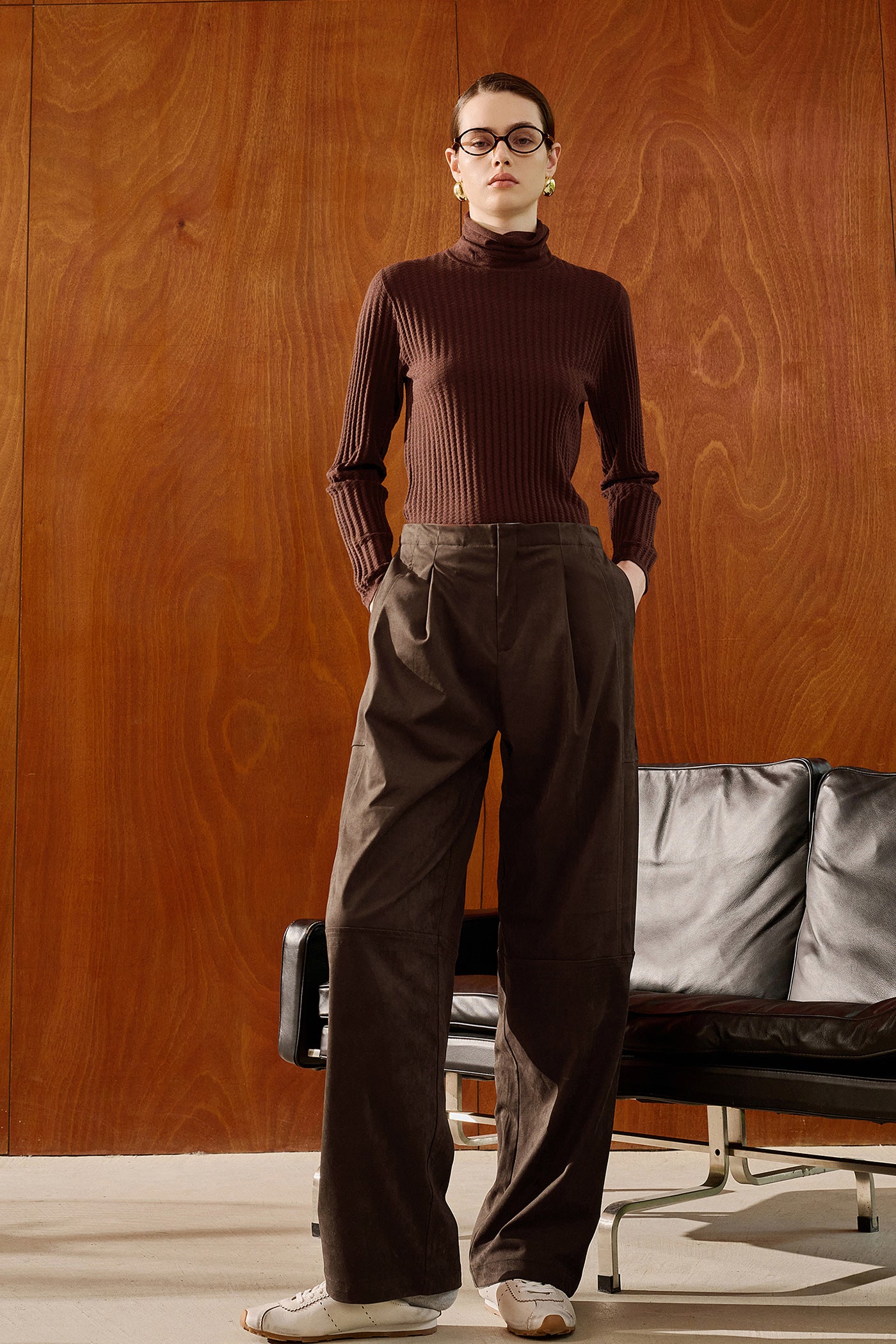 KAMILAN Elegant Versatile Turtleneck Sweater for Women – 2025 Fall New High-Neck Knit Base Layer Top