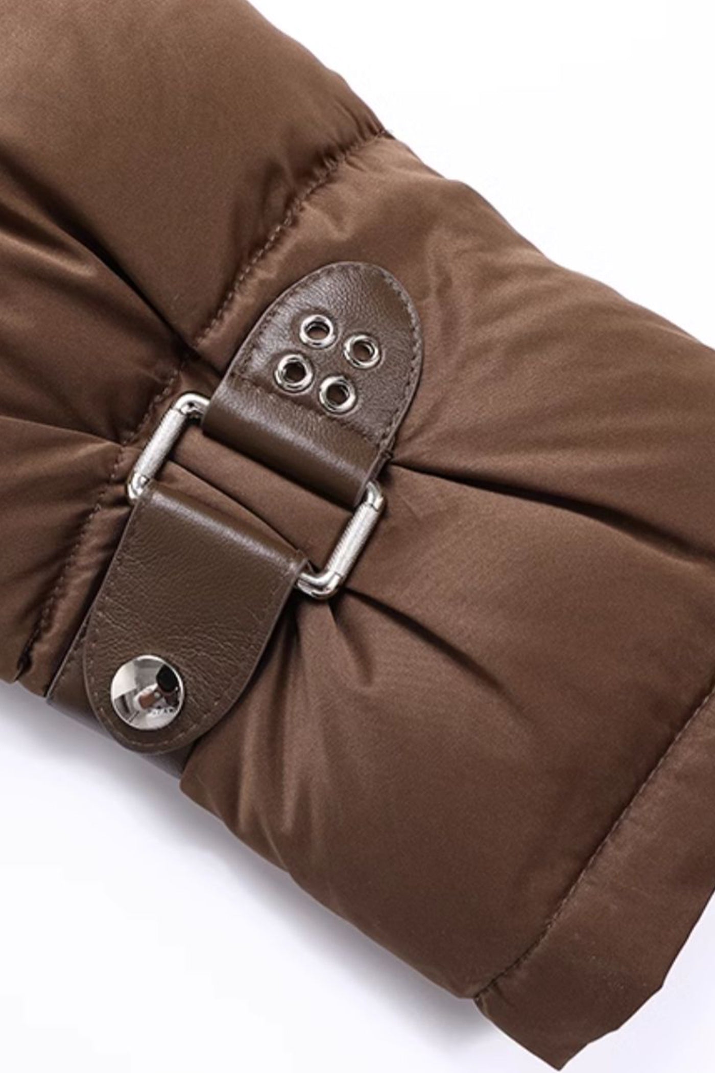 KAMILAN Women's Short New Chinese Style Shearling & White Goose Down Jacket 2025 Winter Luxury Puffer Coat