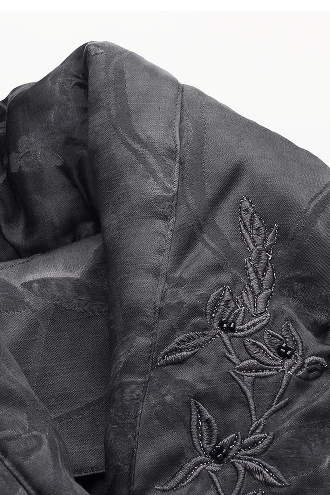 KAMILAN Women's Jacquard Down Jacket New Chinese Style White Goose Down Coat 2025 Winter