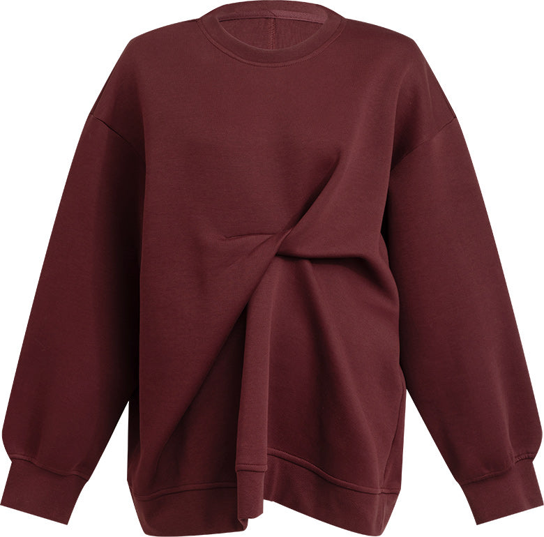KAMILAN chic design long sleeved sweatshirt for women