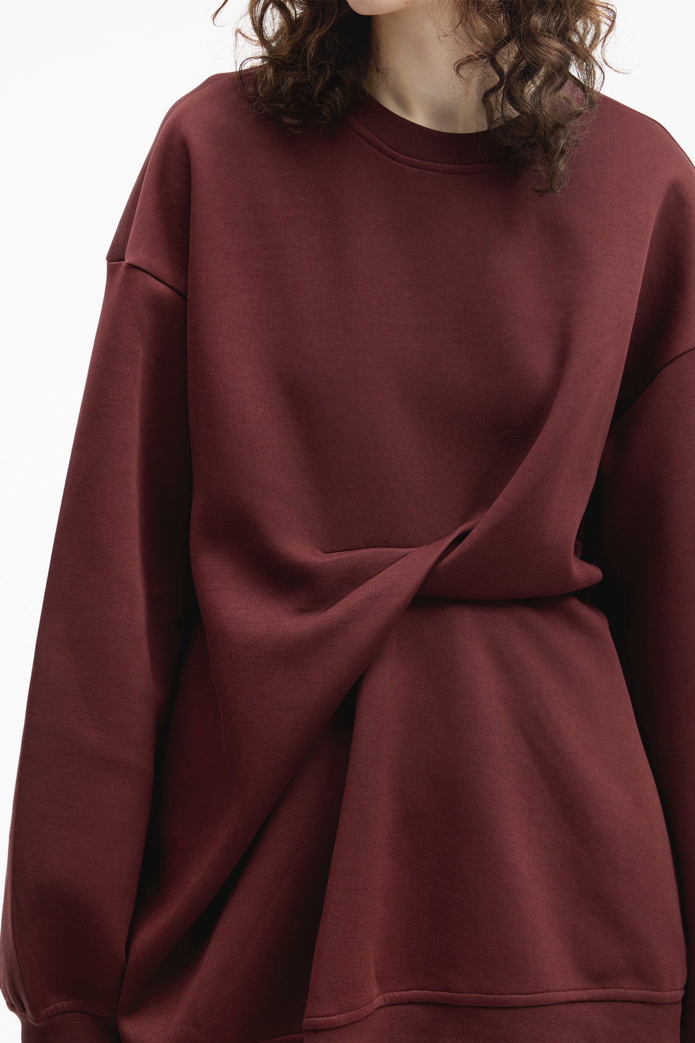 KAMILAN chic design long sleeved sweatshirt for women