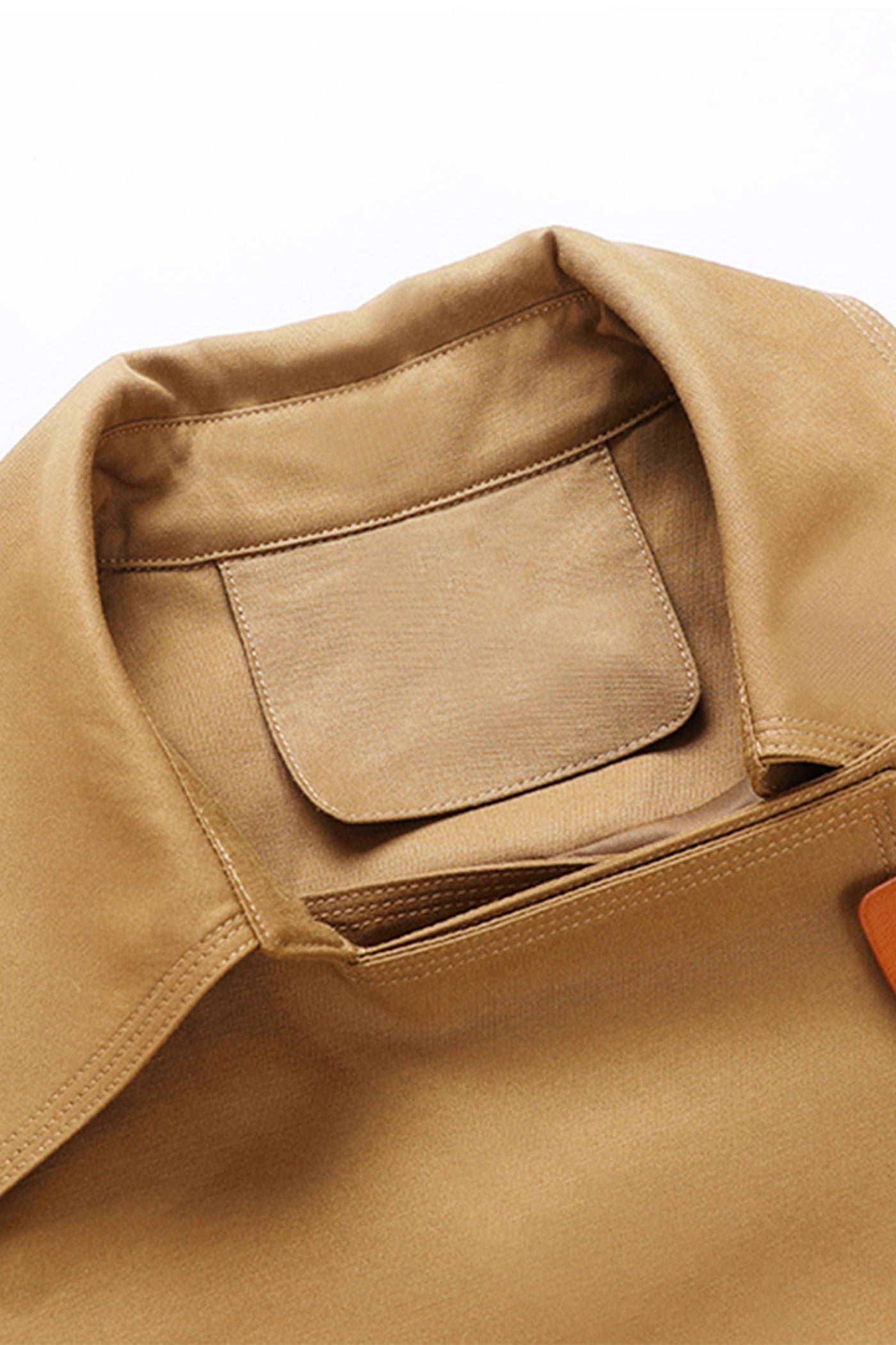 KAMILAN Women's Classic Double-Breasted Trench Coat – 2025 Autumn New Vintage British Style Khaki Casual Outerwear