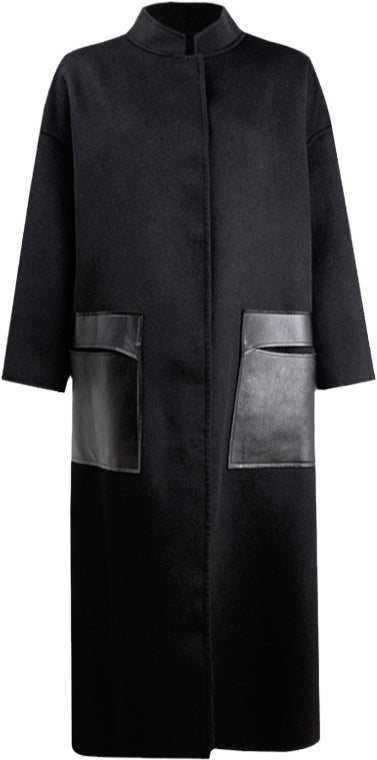 KAMILAN Double-Faced Wool Mid-Length Coat (2025 Autumn-Winter New)