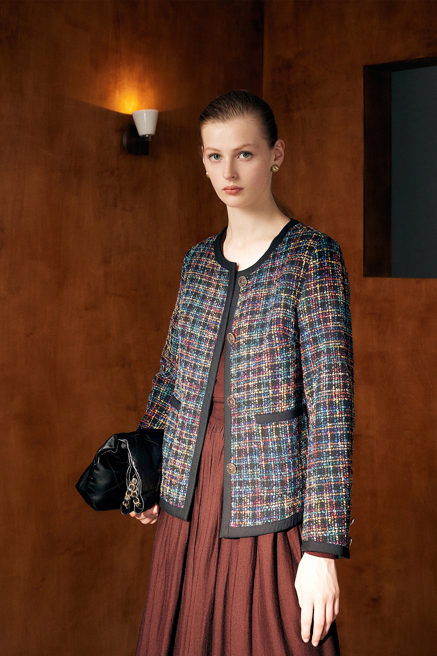 KAMILAN 2025 Autumn New Coarse Felt Coat