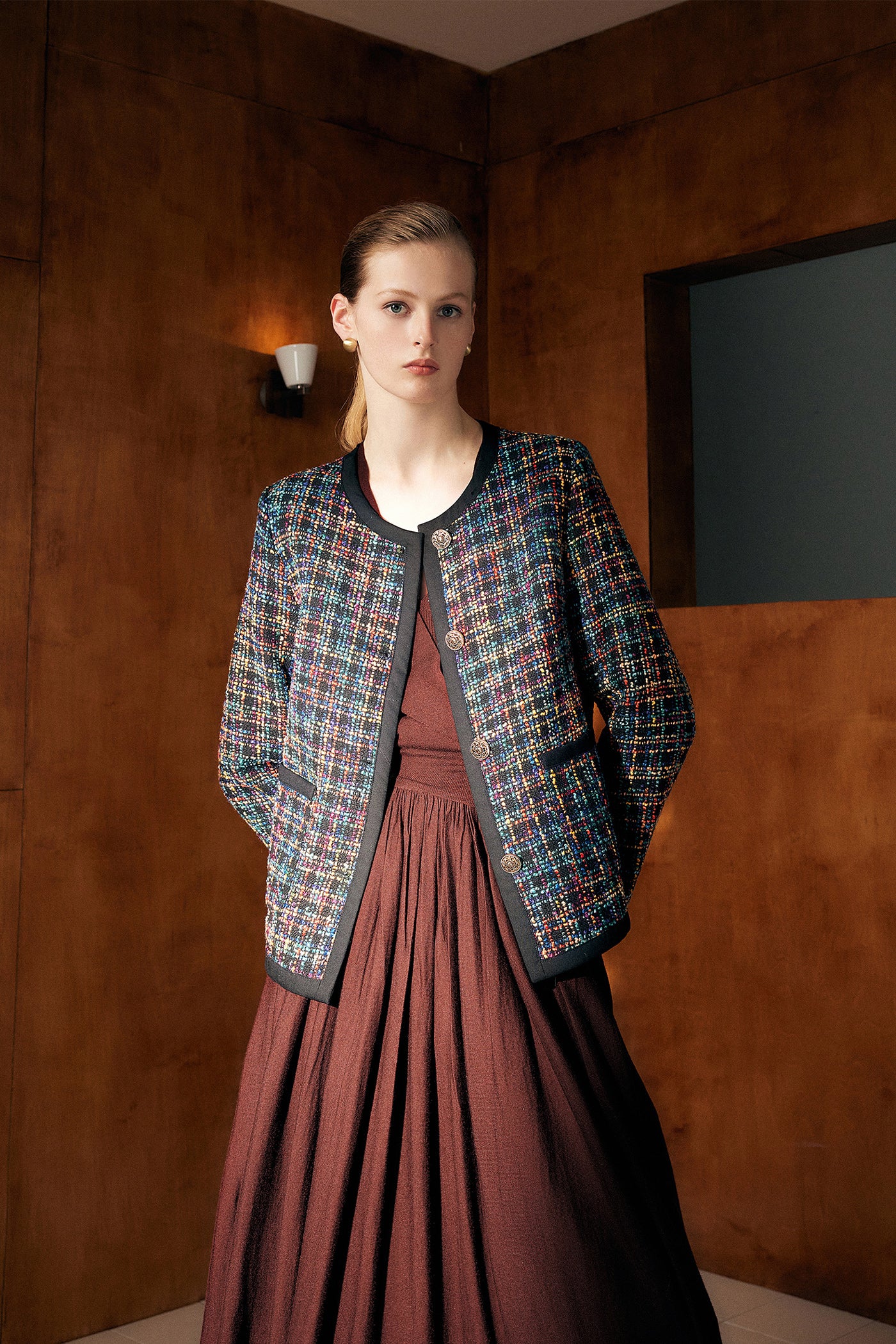 KAMILAN 2025 Autumn New Coarse Felt Coat