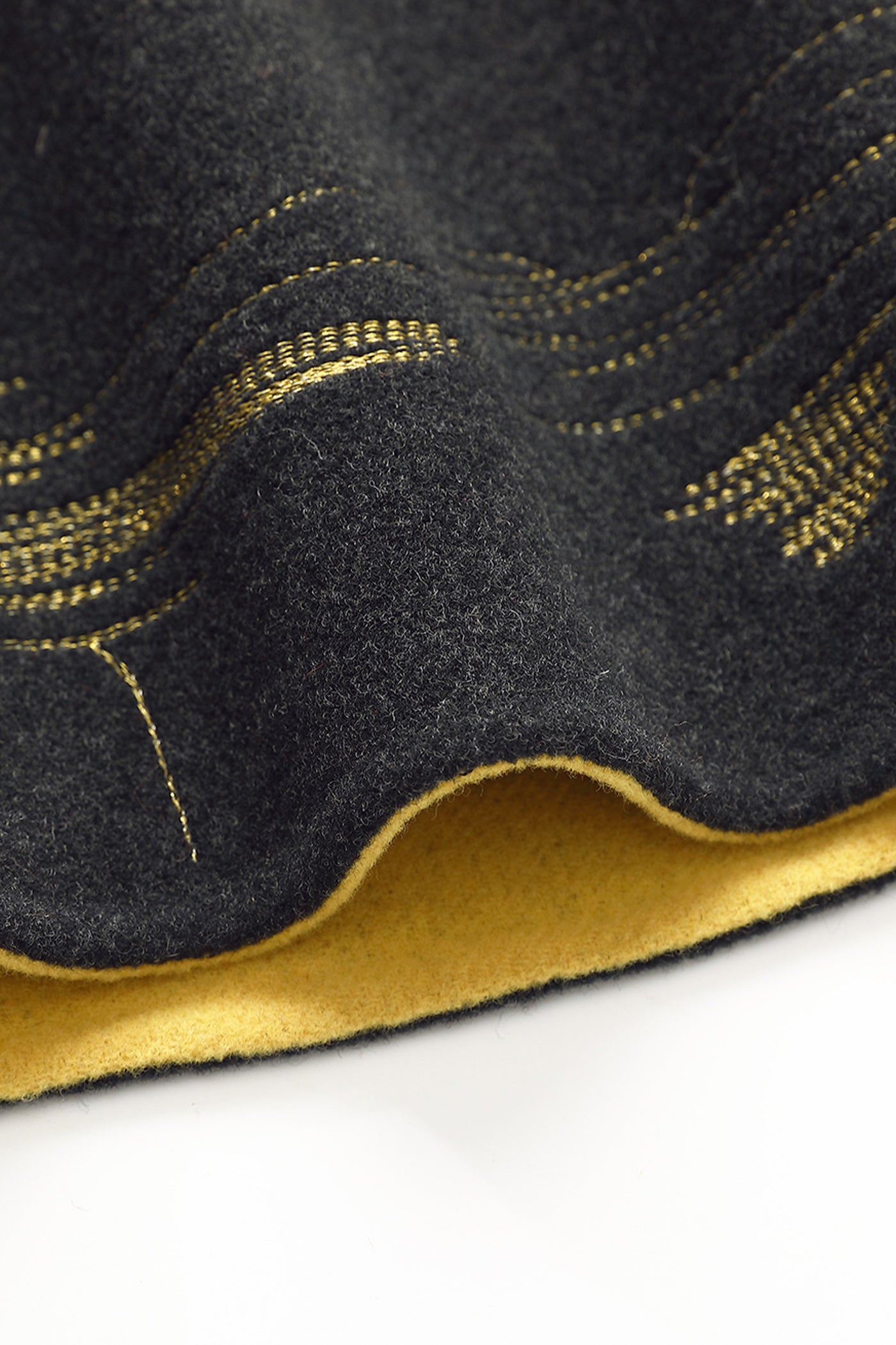 KAMILAN 2025 Autumn New Mid-Length Double-Faced Wool Midi Skirt