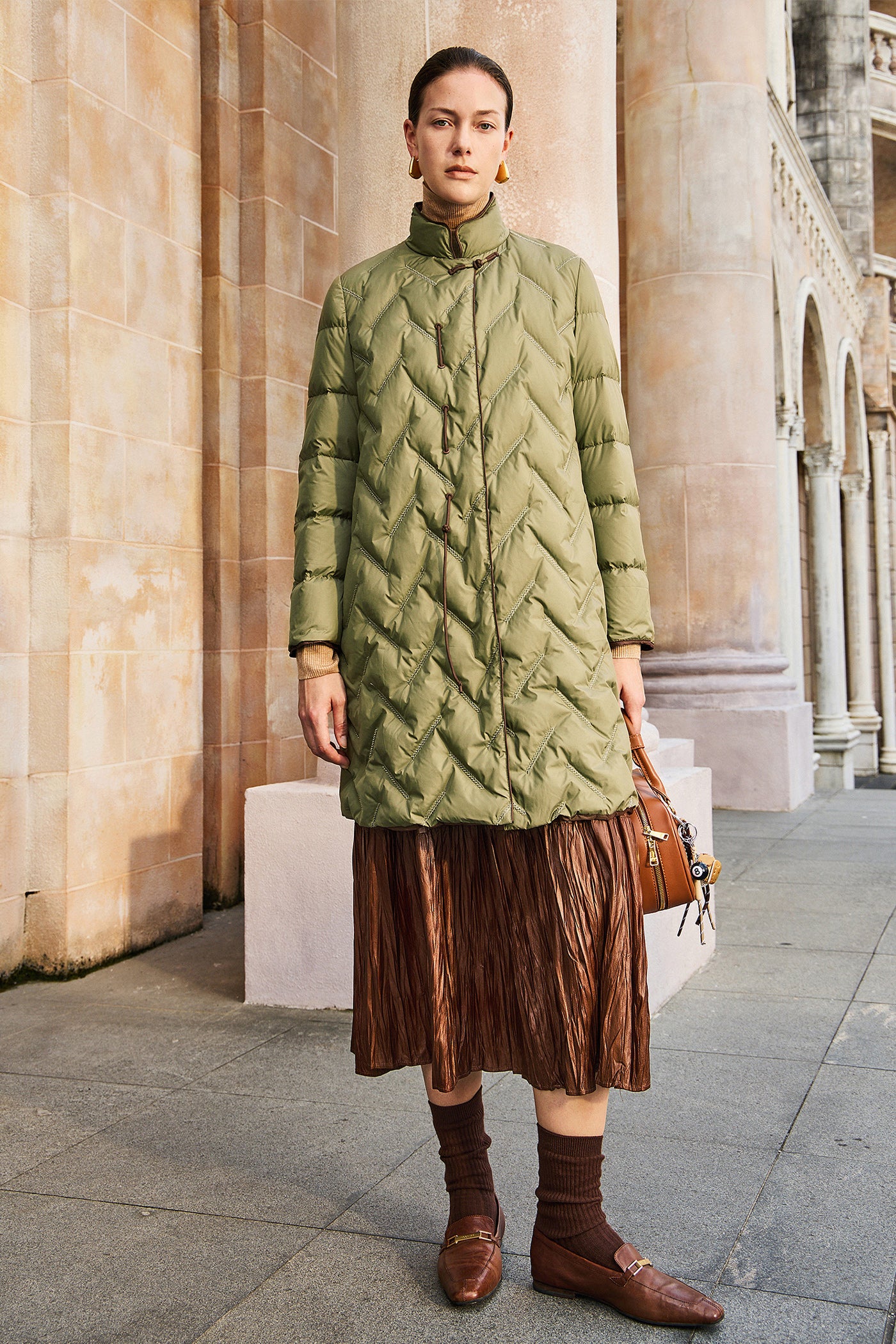 KAMILAN Premium Down Coat Autumn/Winter Collection Stylish and Elegant Warm Puffer Jacket