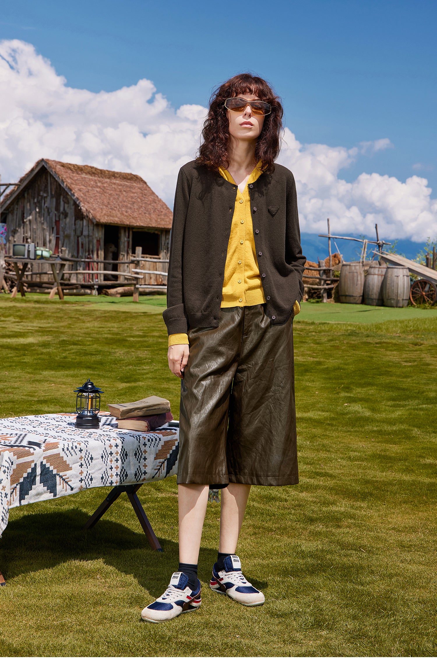 KAMILAN Women's woolen knitted cardigan, new autumn 2025 style, knitted jacket with hood