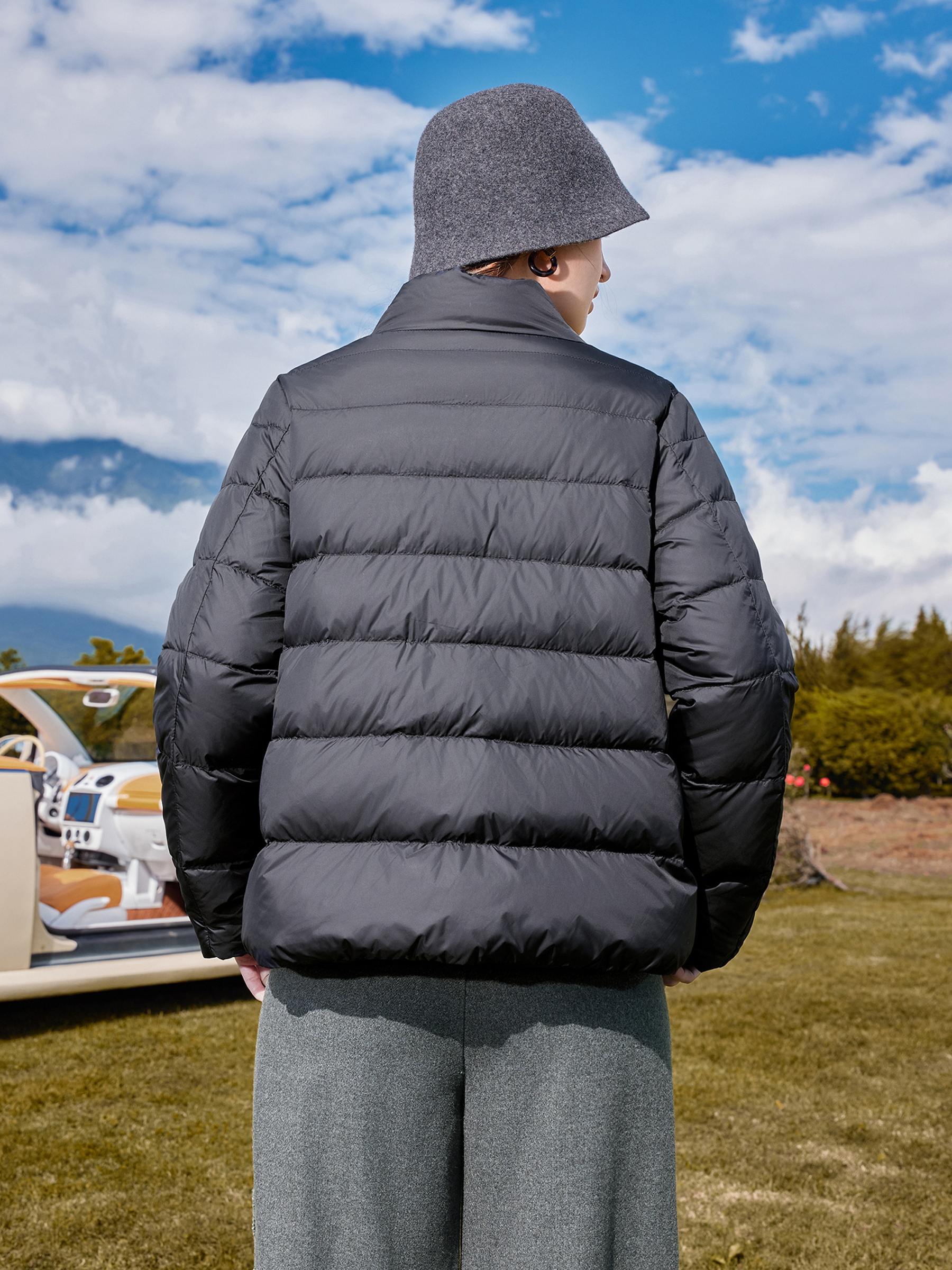 KAMILAN Cloud Puff Women's Down Jacket 2025 Winter New Loose Short Versatile Warm Down Coat