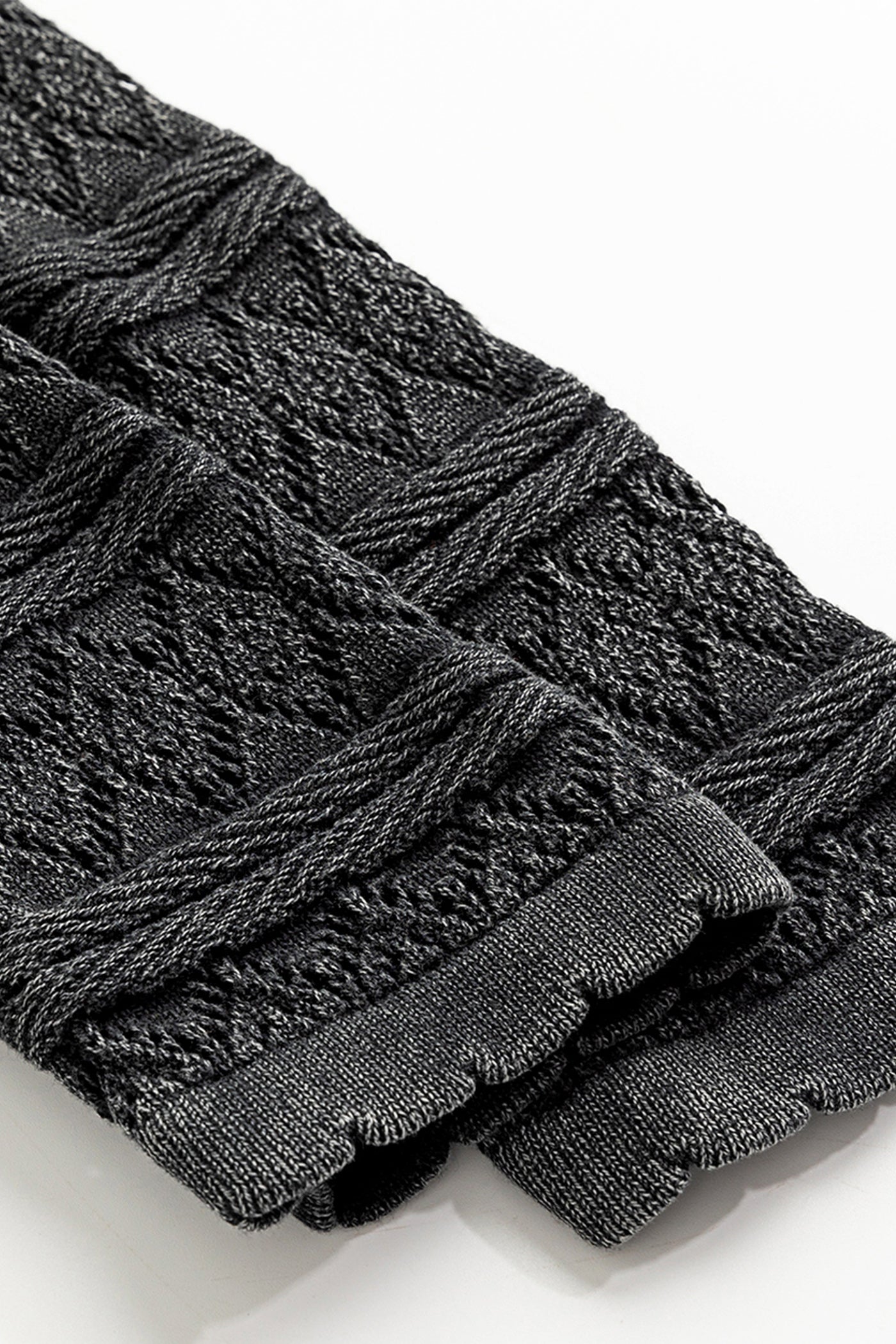 KAMILAN French Hollow Crochet Knit Cardigan – 2025 Autumn New Short Design Sweater Jacket for Women