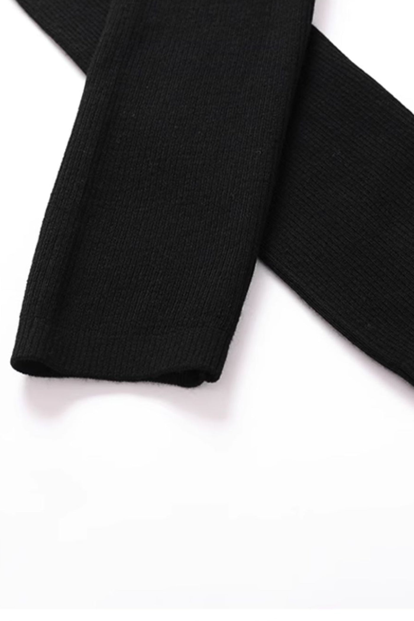 KAMILAN Women's Wool Knit Sweater – 2025 Autumn Winter Black Long-Sleeve Pullover Base Top