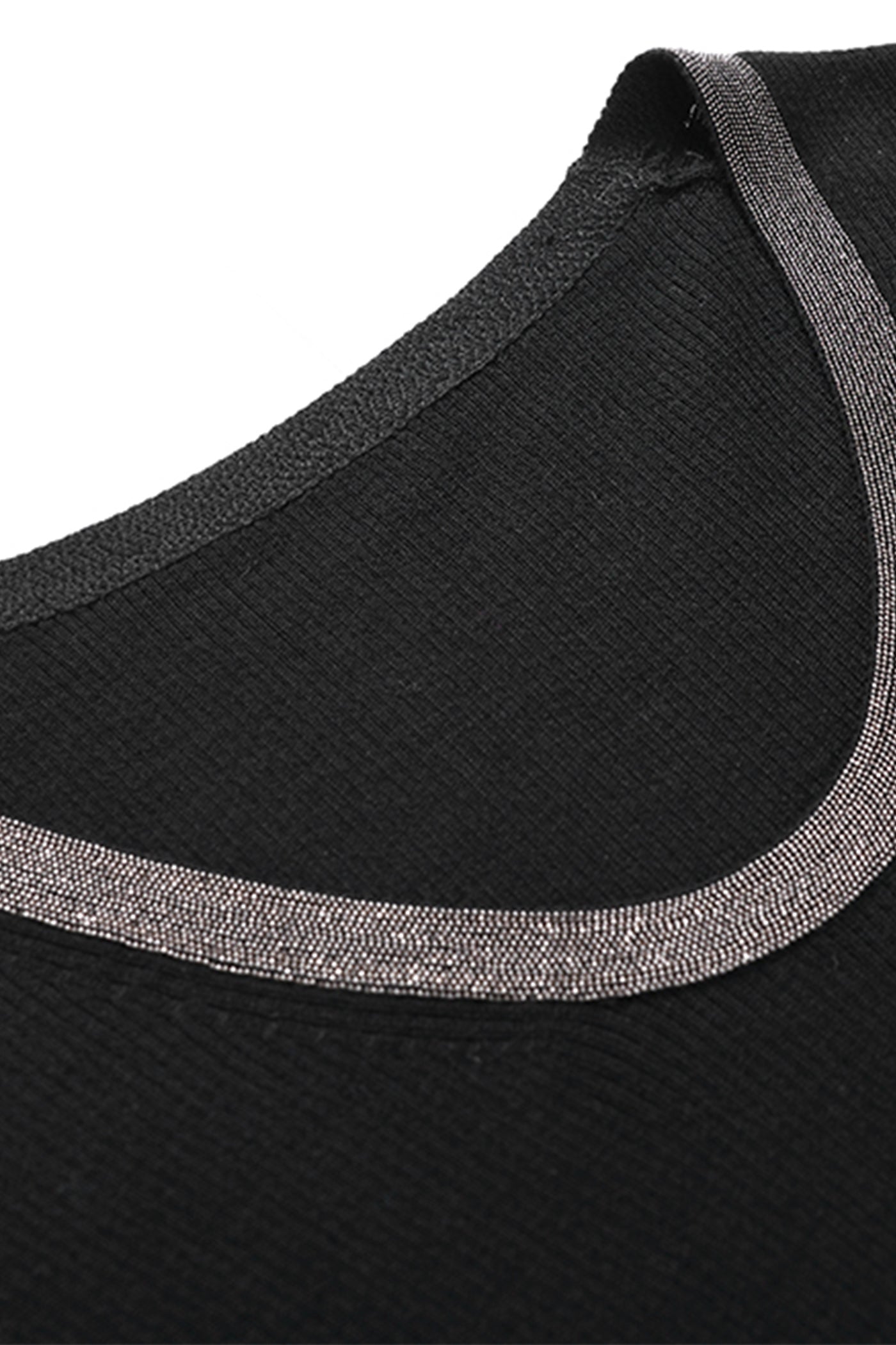 KAMILAN Women's Wool Knit Sweater – 2025 Autumn Winter Black Long-Sleeve Pullover Base Top