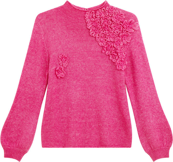 KAMILAN Women's Unique Wool Sweater – 2025 Autumn Winter Lantern-Sleeve Knit Base Top