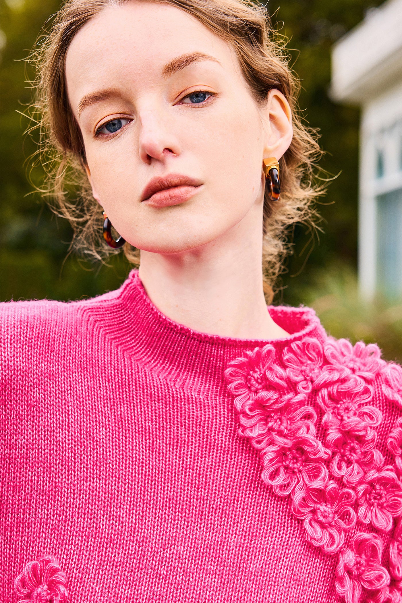KAMILAN Women's Unique Wool Sweater – 2025 Autumn Winter Lantern-Sleeve Knit Base Top