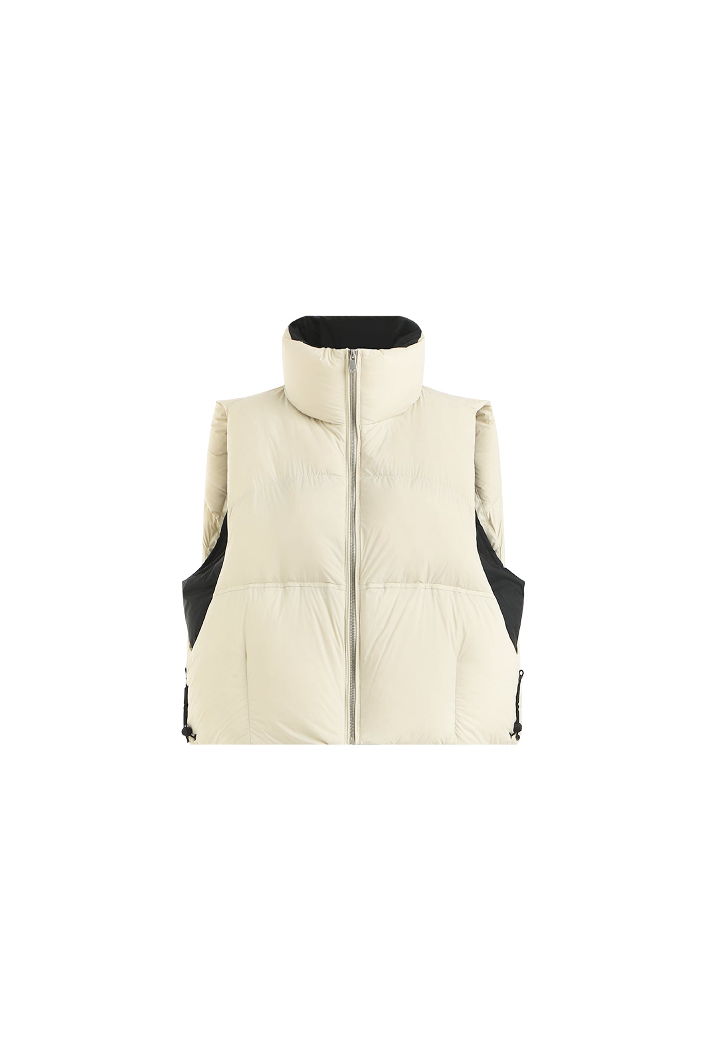 KAMILAN Short Down Vest Jacket for Women - Winter Wear