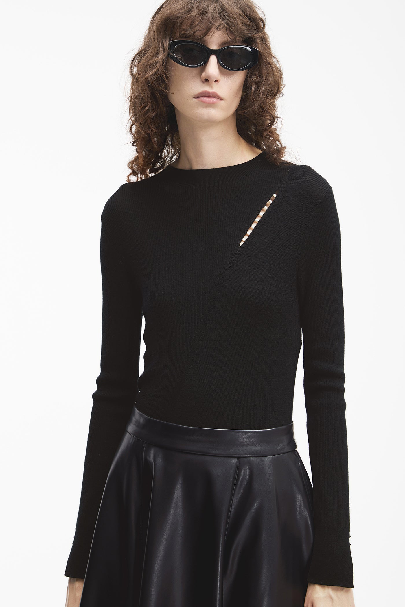 KAMILAN Women's Wool Sweater – 2025 Autumn New Versatile Knit Base Layer Top