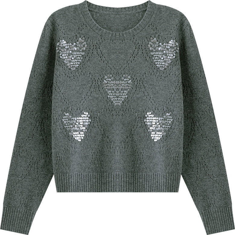 KAMILAN Women’s Wool Sweater – 2025 Autumn New Arrival, Soft Knit Base Layer Top