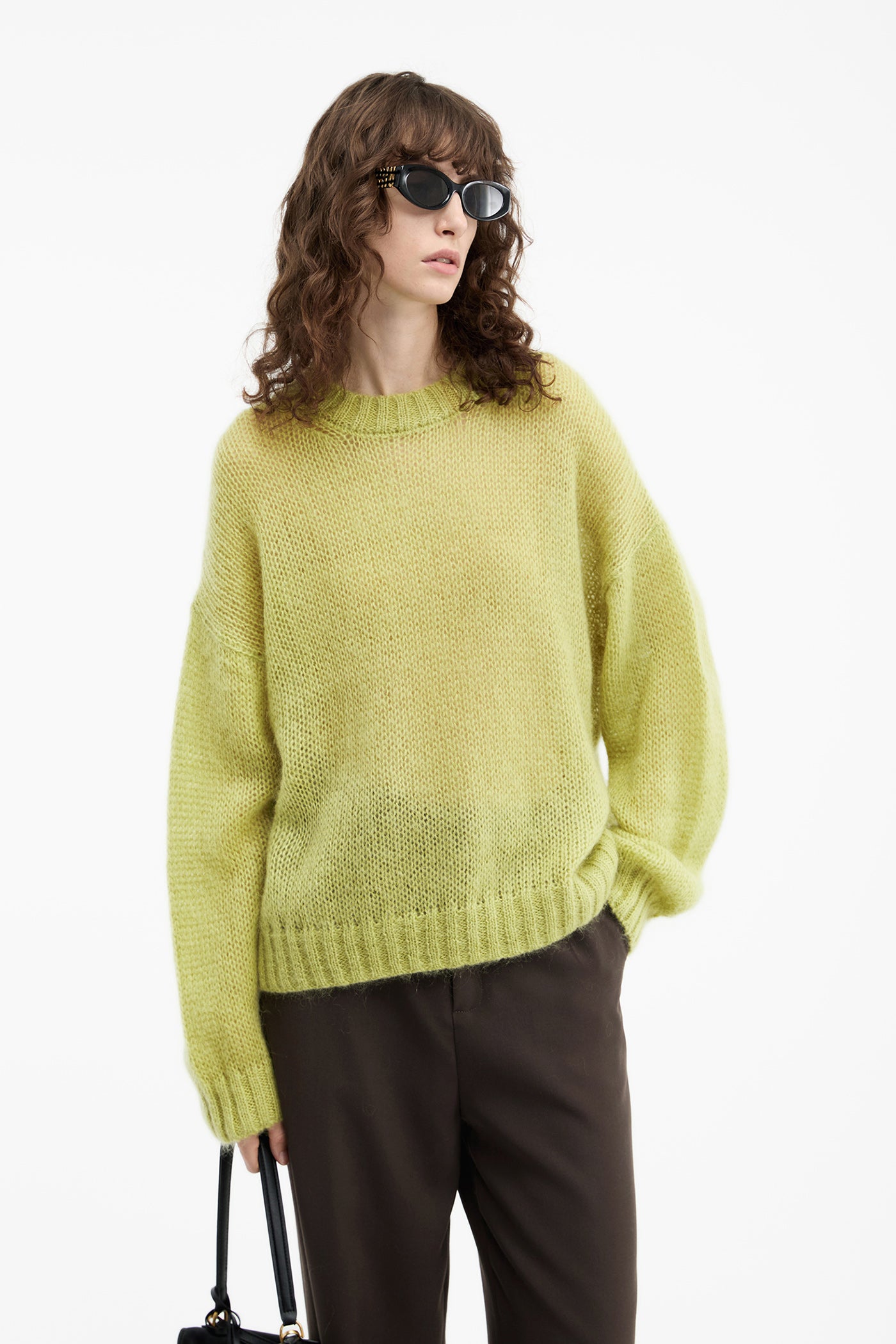 KAMILAN Elegant Long-Sleeve Wool Sweater for Women — 2025 Autumn New Casual Knit Top