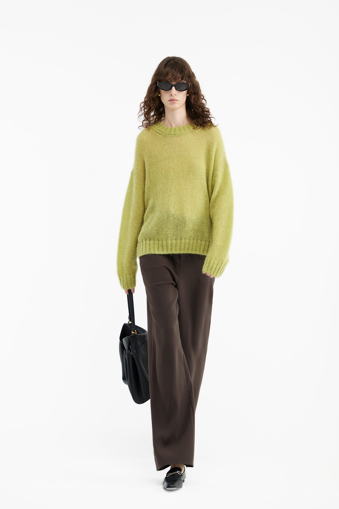 KAMILAN Elegant Long-Sleeve Wool Sweater for Women — 2025 Autumn New Casual Knit Top