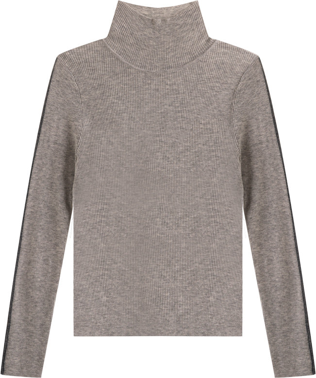 KAMILAN Women's Slim-Fit Turtleneck Wool Sweater – 2025 Autumn New Elegant Knit Base Layer Top