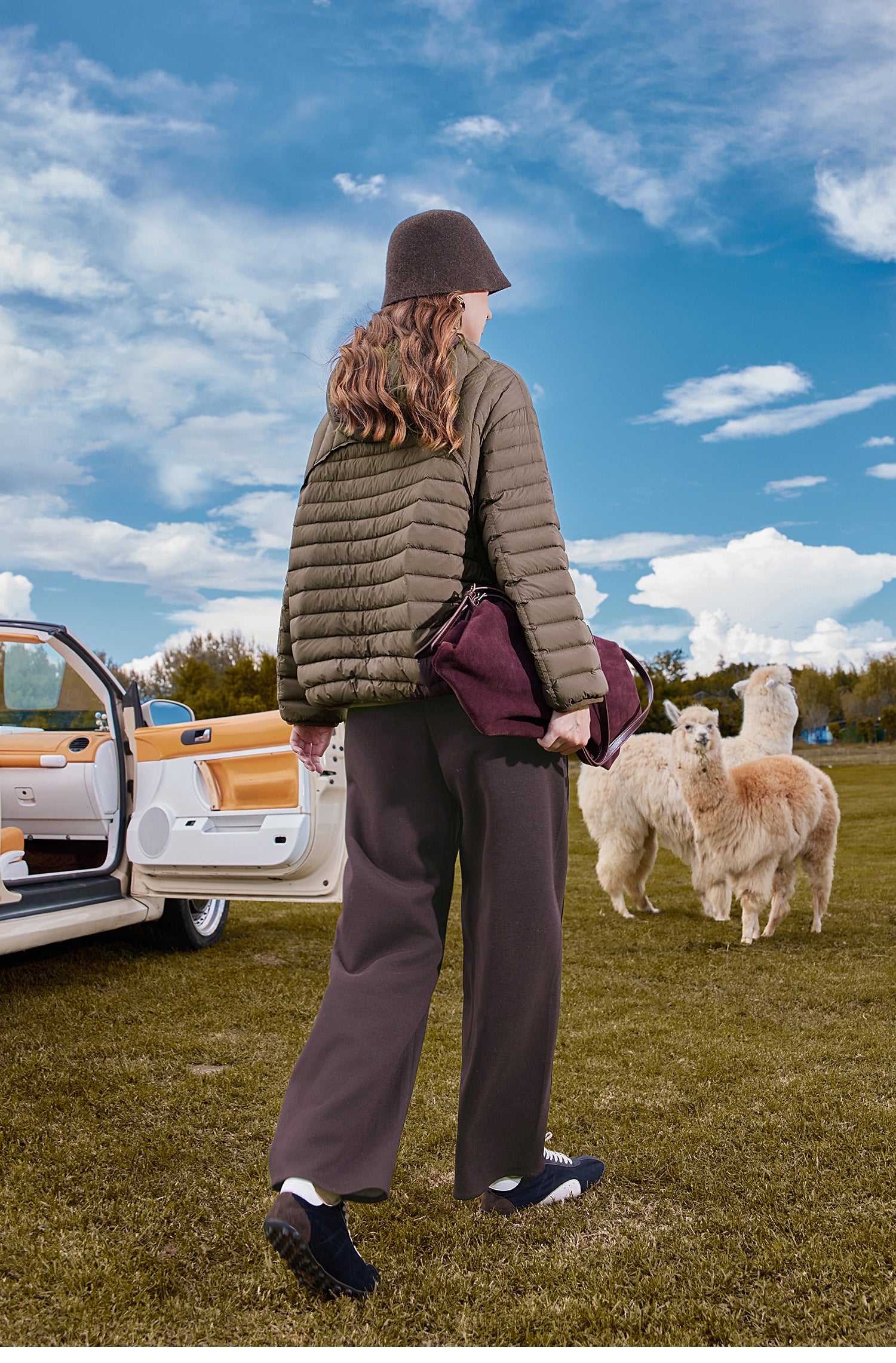 KAMILAN Women's Black Hooded Patchwork Short Down Jacket 2025 Winter New White Duck Down Warm Coat