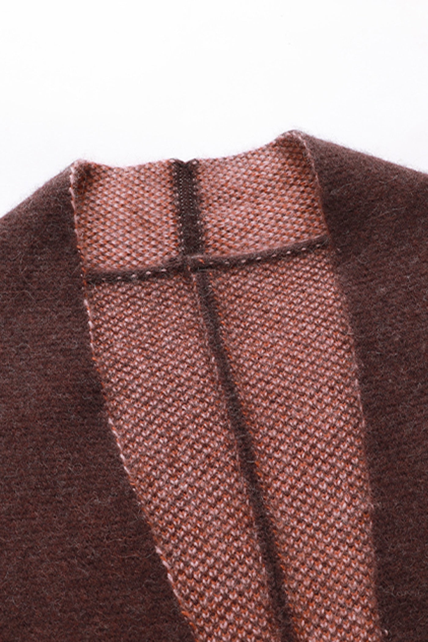 KAMILAN Women's Vintage Wool Knit Cardigan – 2025 Autumn New Long Loose Knitwear Coat Sweater